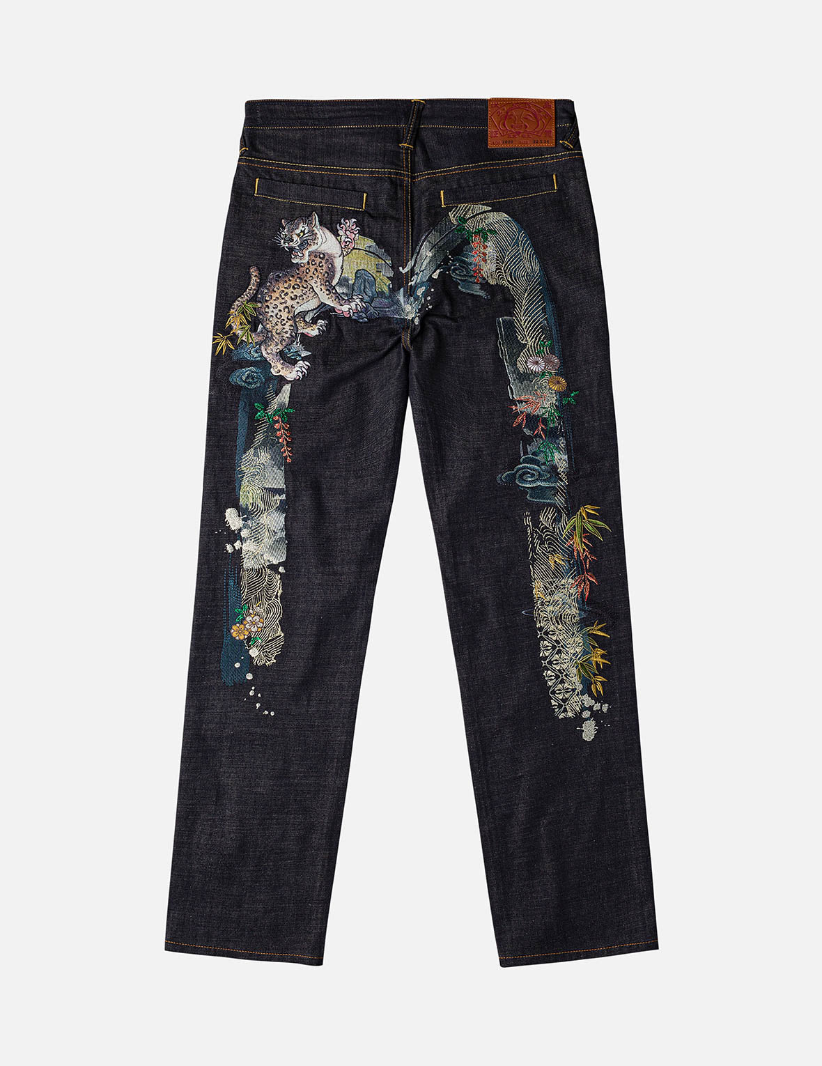 Duo Leopard Daicock Embroidery Jeans #2020 – EVISU