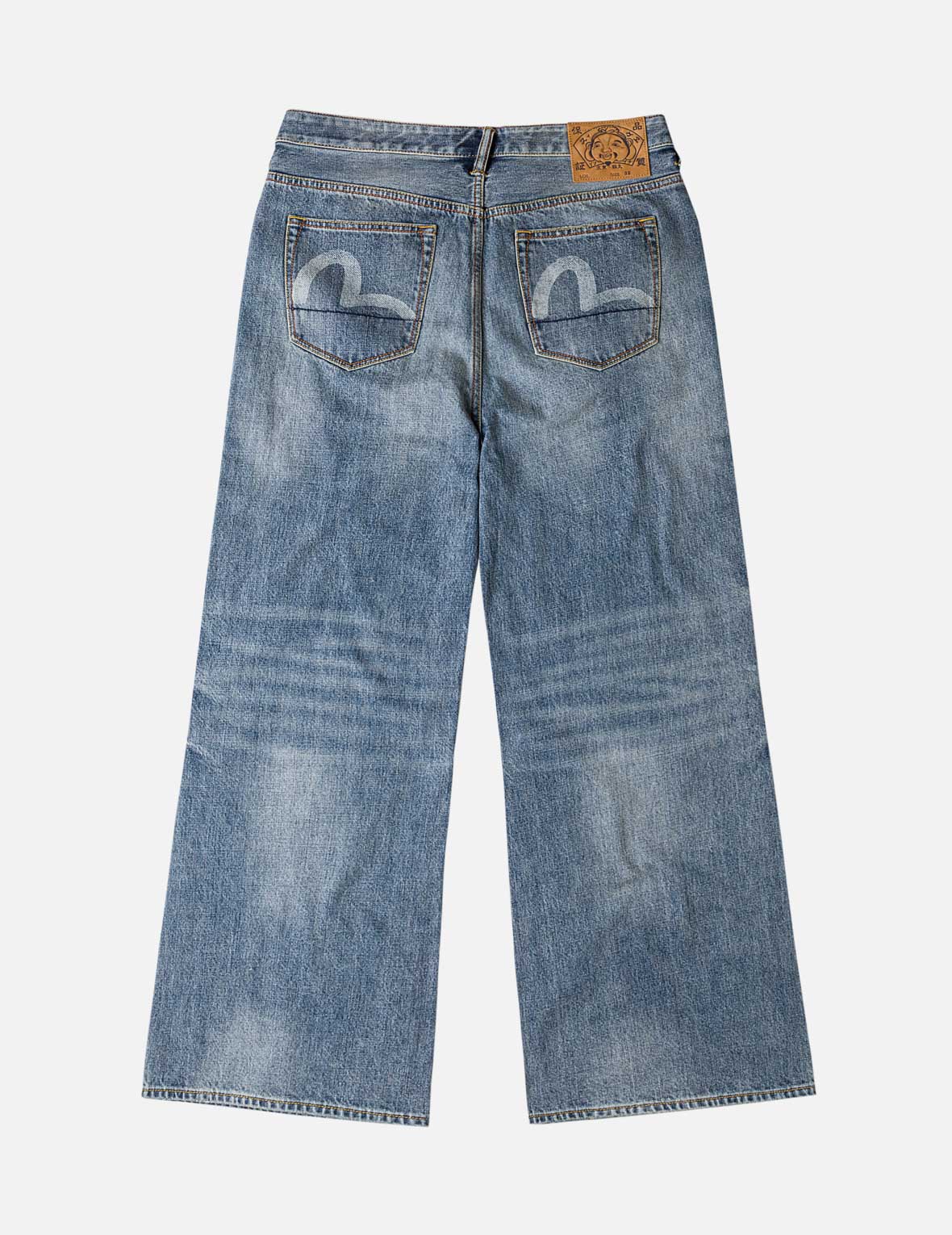 Seagull Printed Pocket Flare Jeans – EVISU