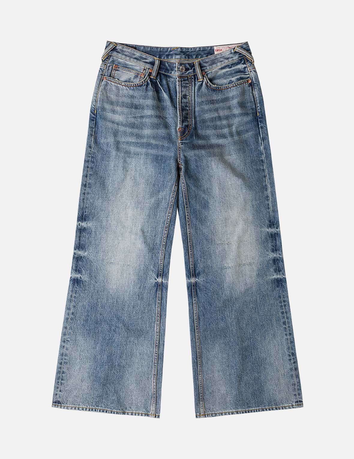 Seagull Printed Pocket Flare Jeans – EVISU