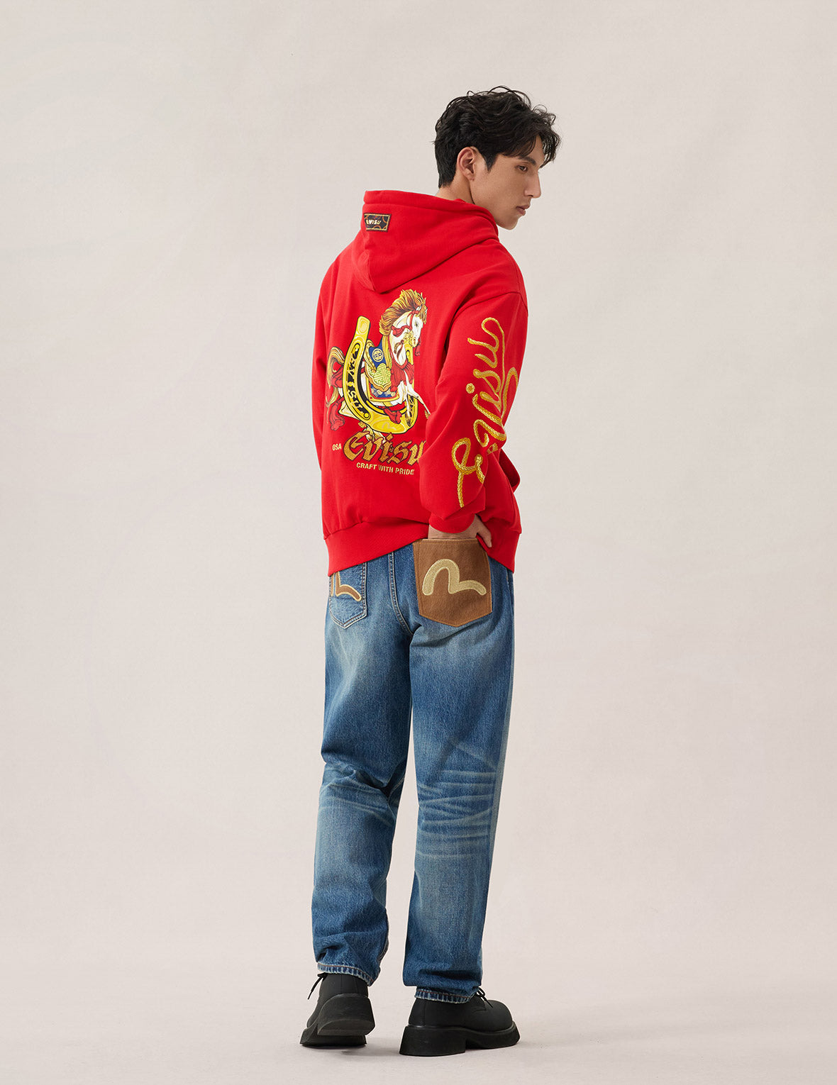 Seagull Appliqué Pocket Jeans #2030 – EVISU