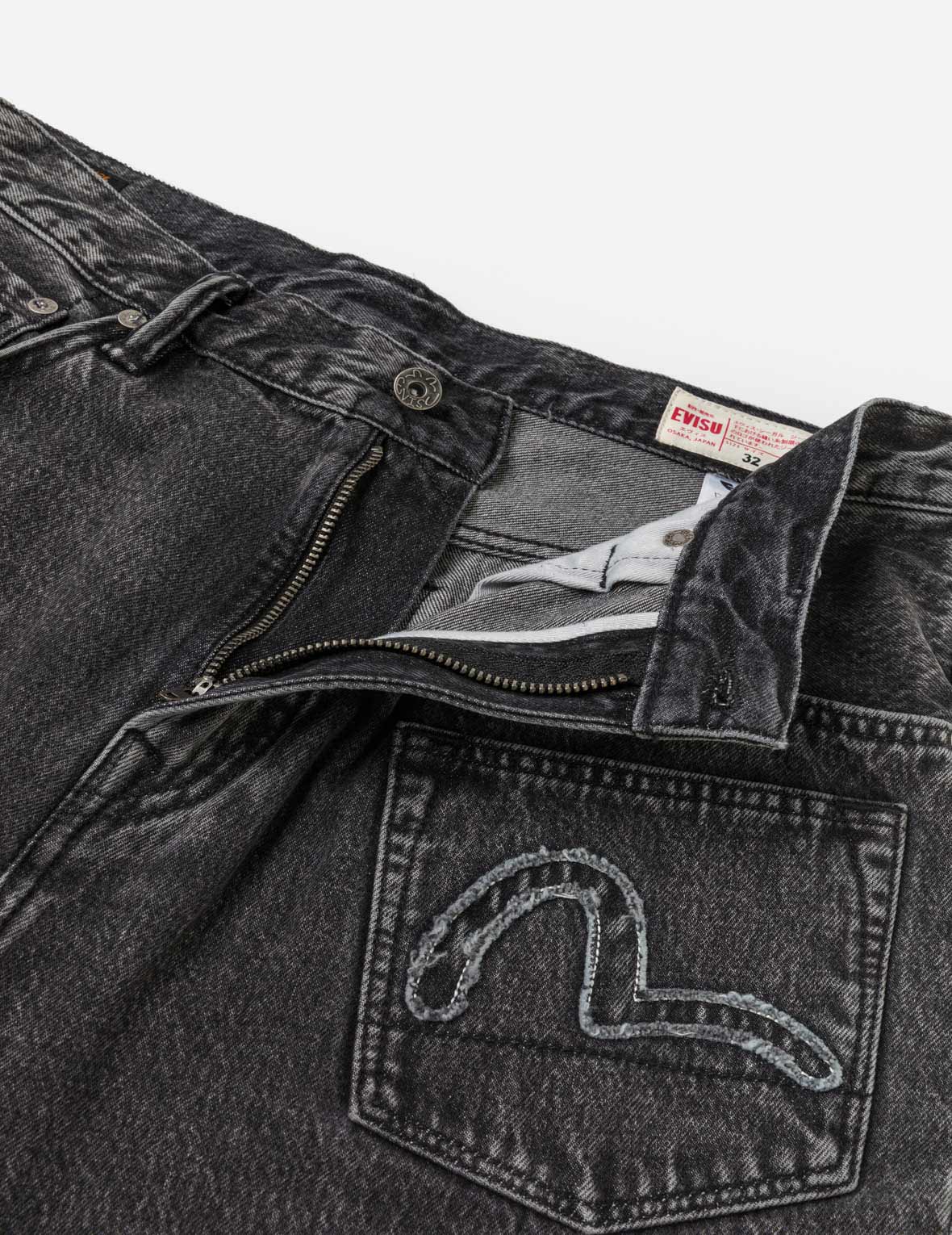 Skull Multi-Pocket Denim Jeans – EVISU