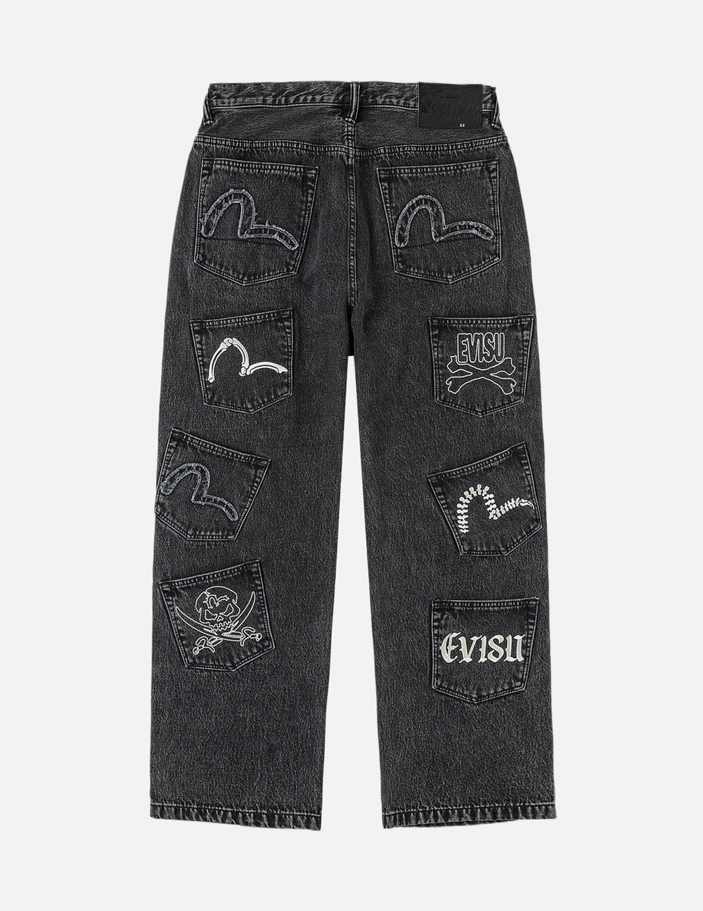 Skull Multi-Pocket Denim Jeans – EVISU