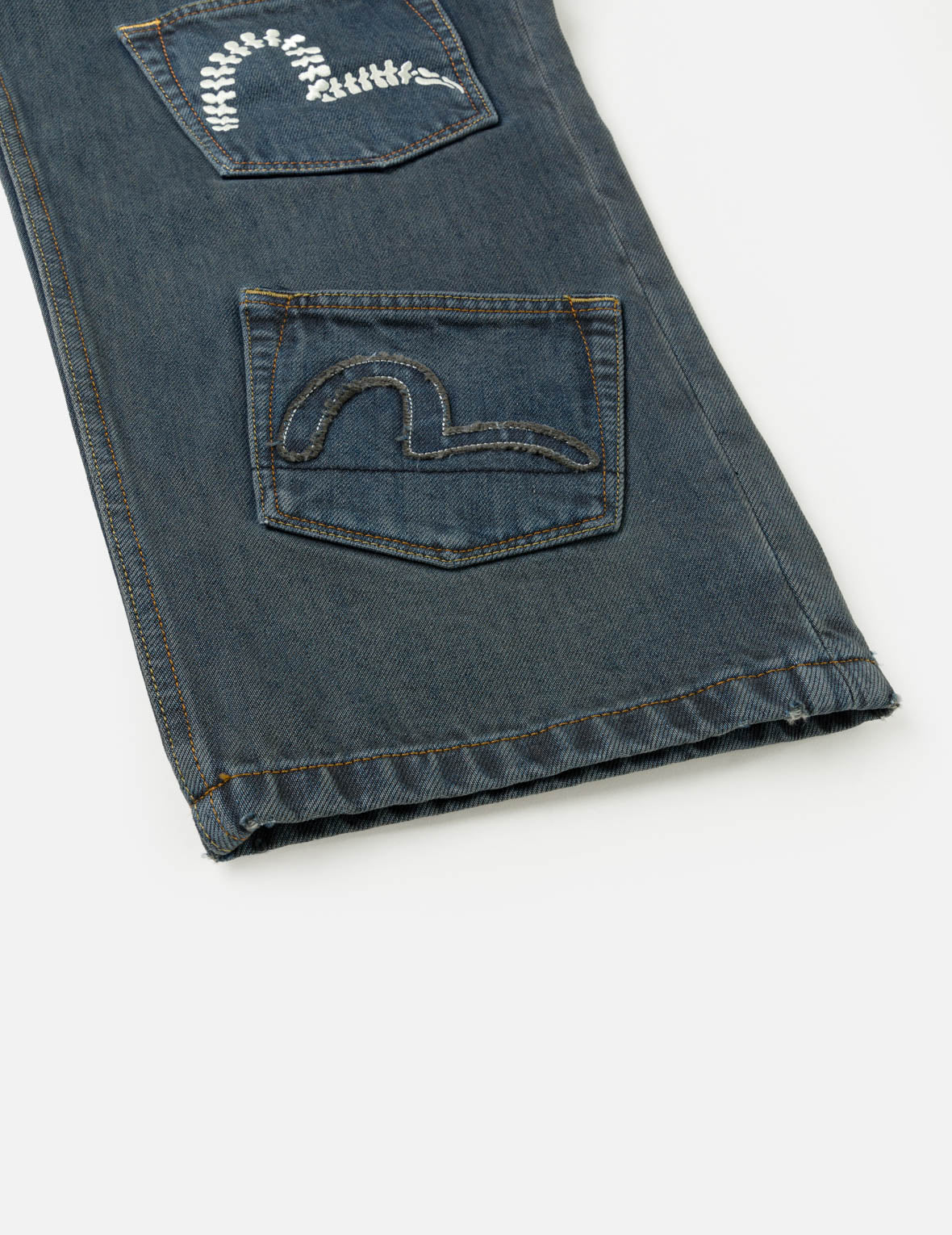 Skull Multi-Pocket Denim Jeans – EVISU