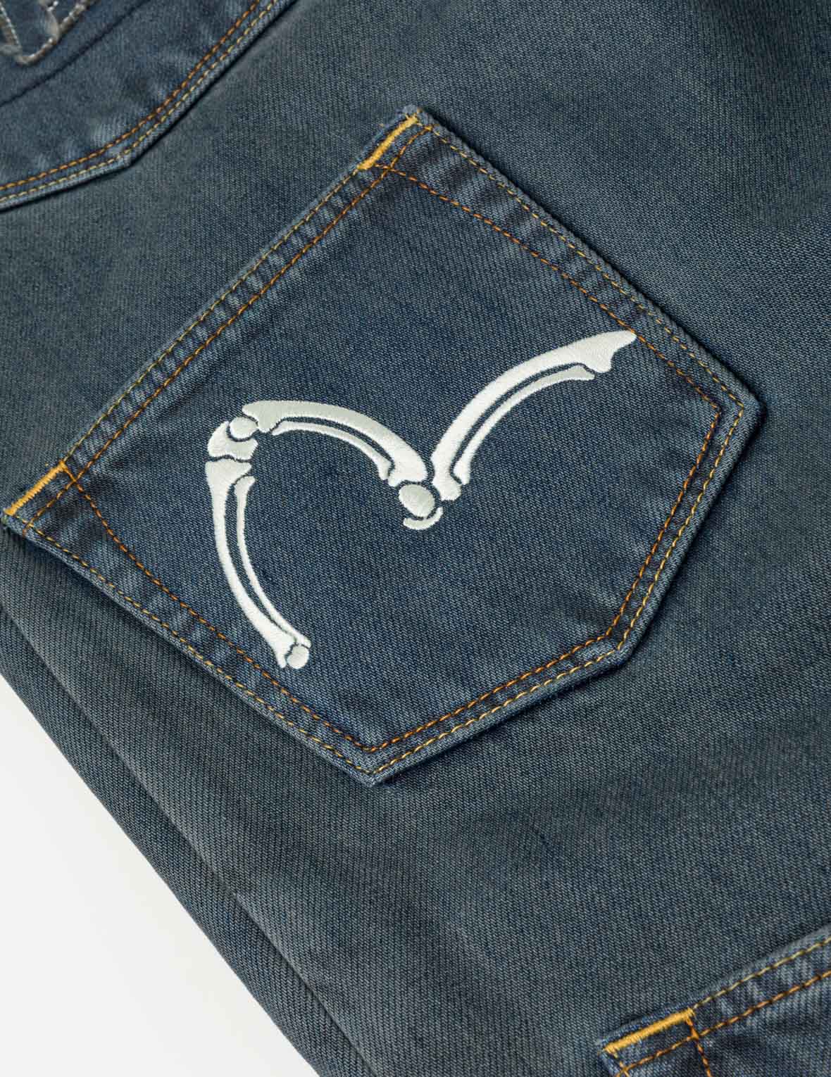Skull Multi-Pocket Denim Jeans – EVISU