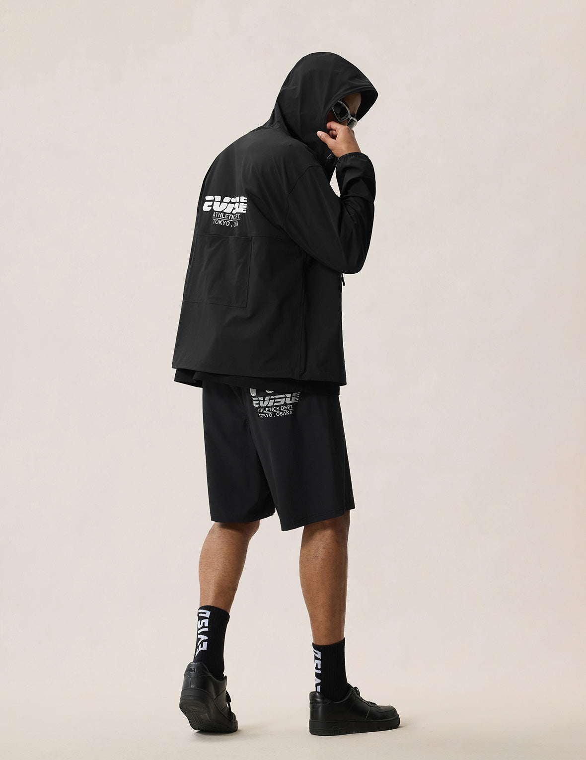 Packable Zip-Up Windbreaker Jacket