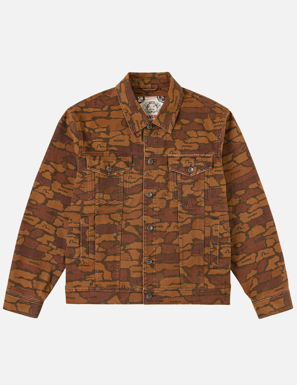 All-over Ishigaki Camouflage Denim Jacket – EVISU