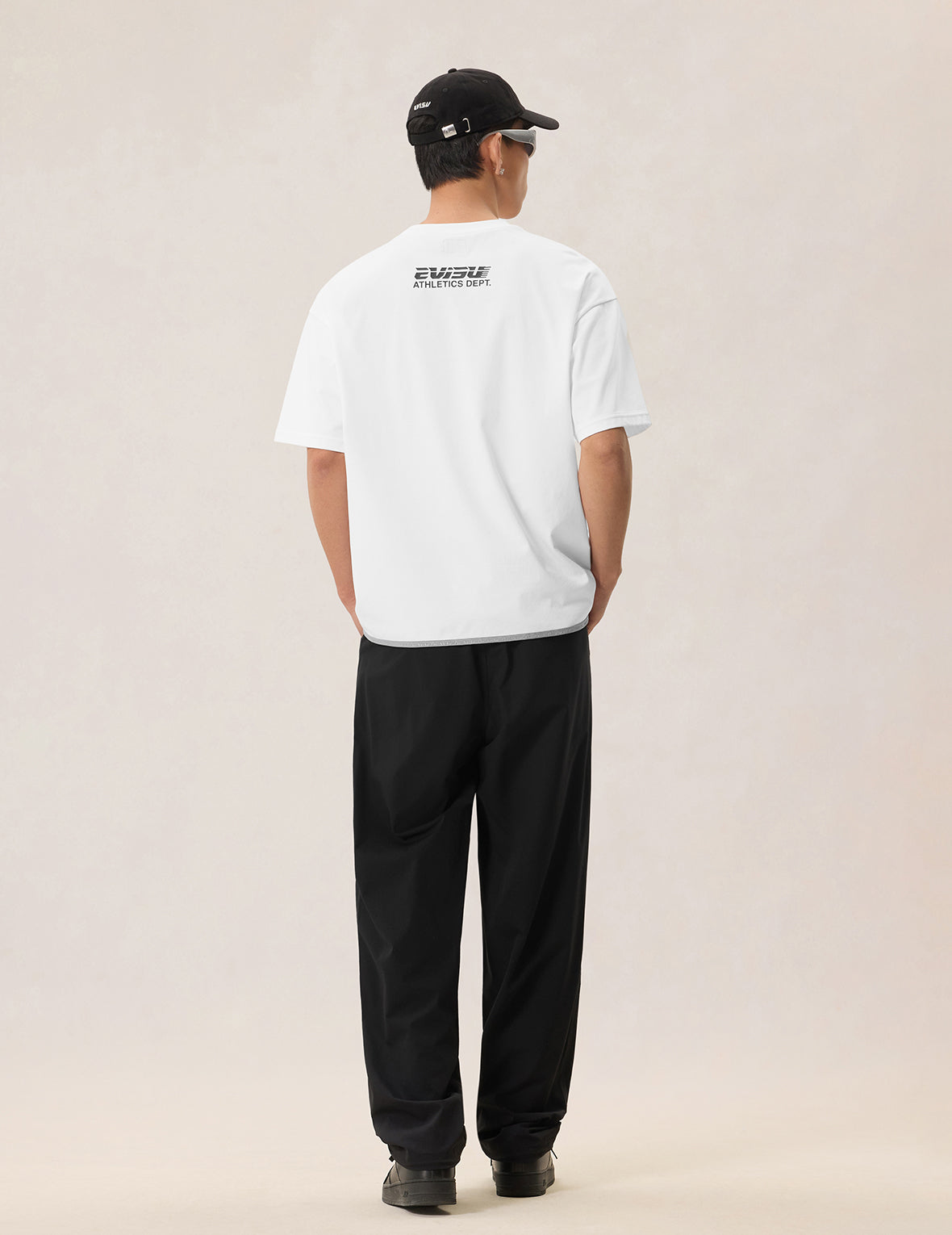Belted-Waist Woven Pants