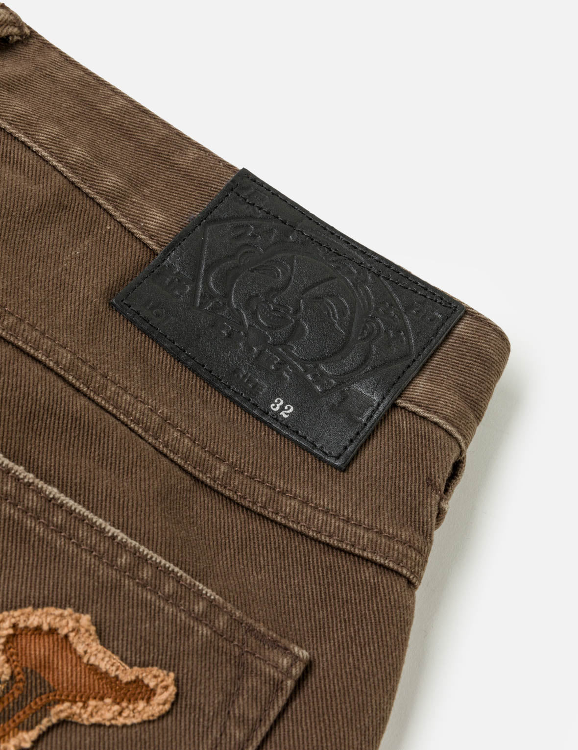Ishigaki Camouflage Patchwork Denim Shorts – EVISU