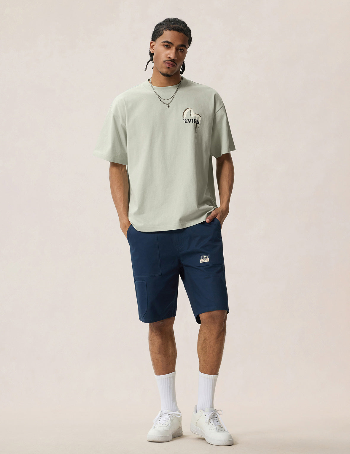 Daicock Printed Woven Shorts – EVISU