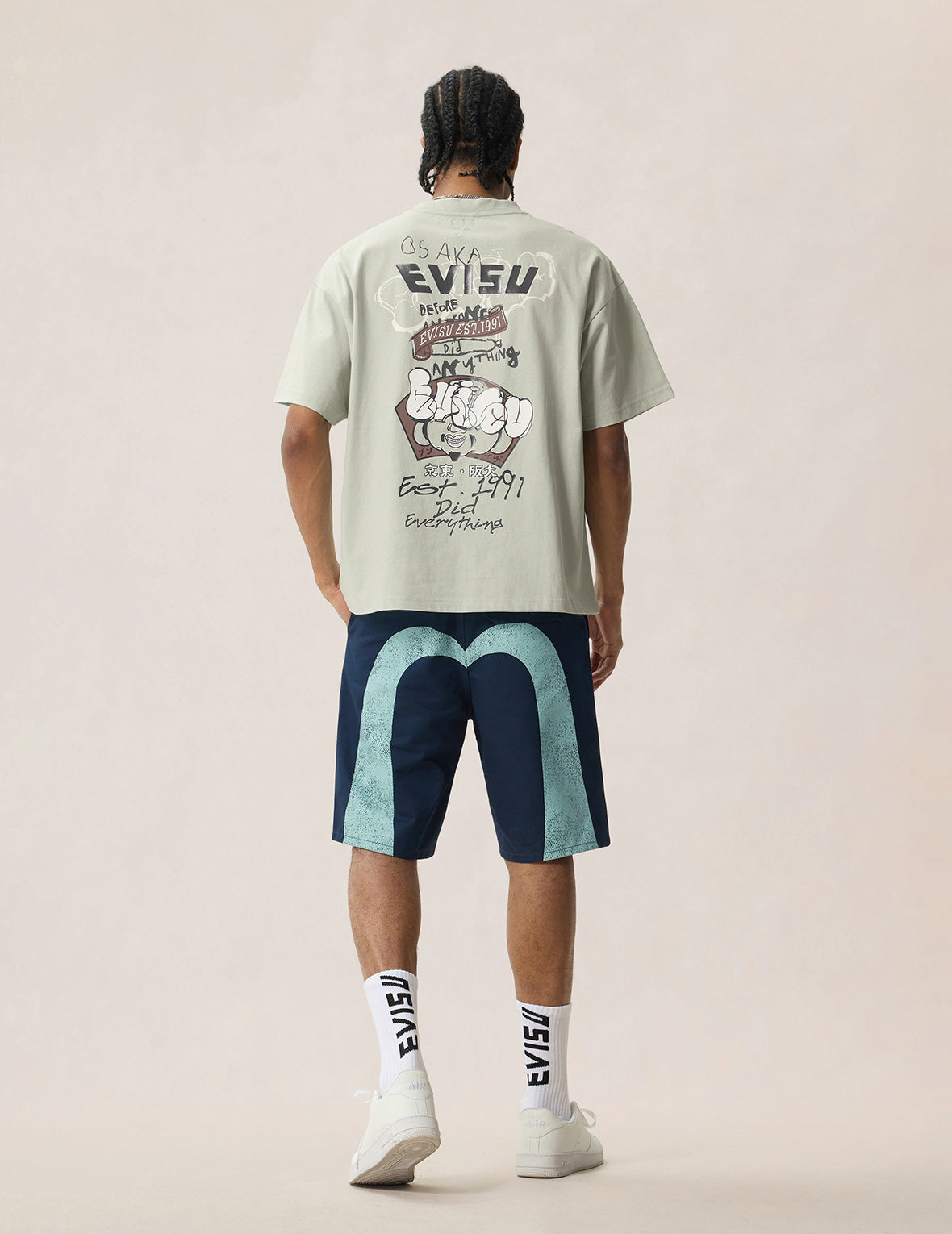 Daicock Printed Woven Shorts – EVISU