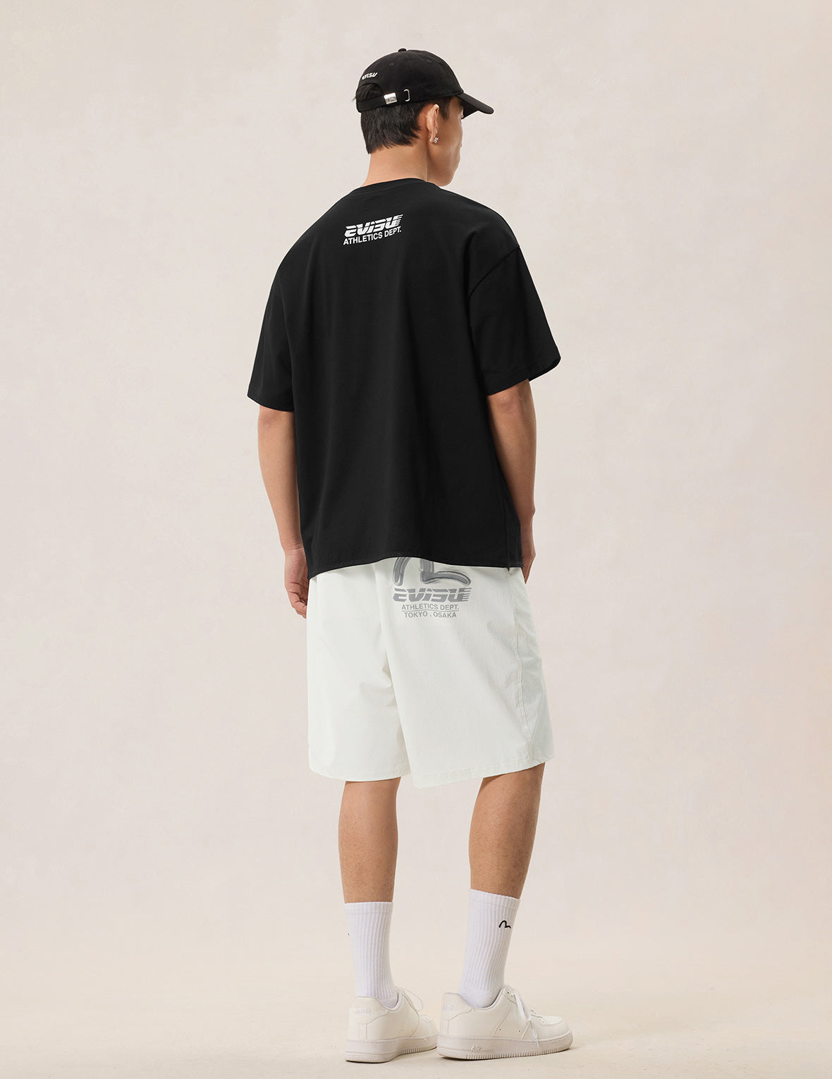 Belted-Waist Woven Shorts – EVISU