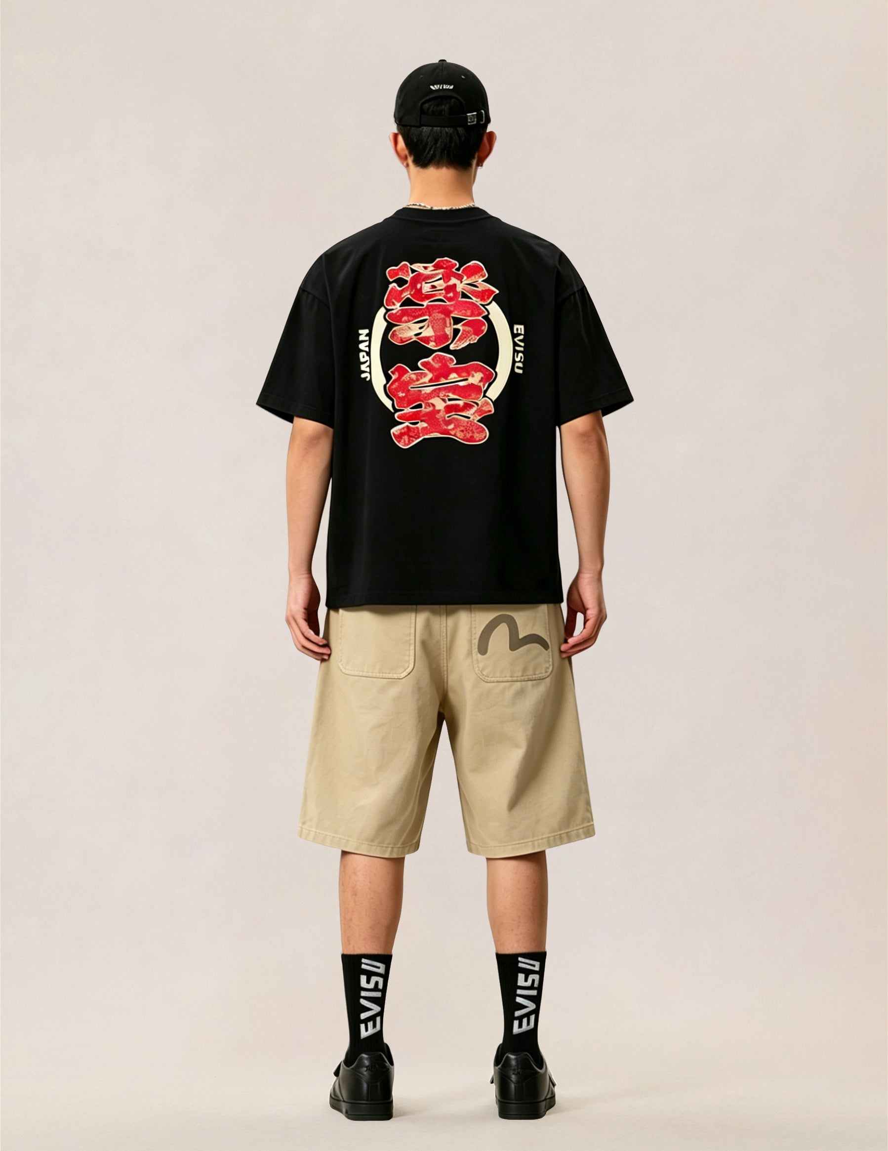 Seagull Print Pocket Shorts – EVISU