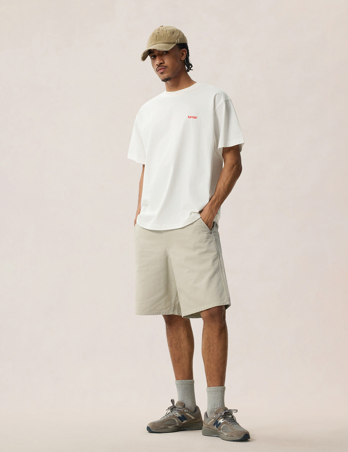 トップス EVISU swag y2k flexwitme Daicock Twill Shorts – EVISU