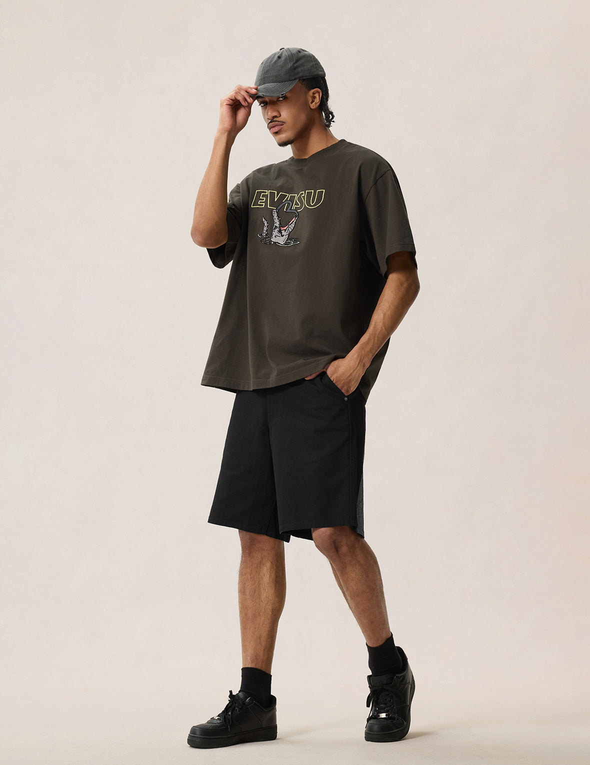 Daicock Twill Shorts – EVISU