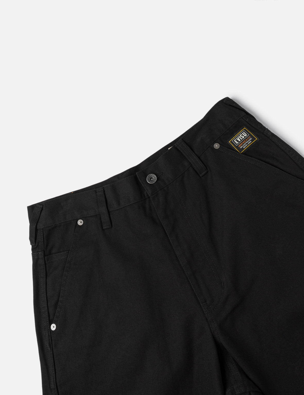 19SS VISVIM FLUXUS HAKAMA SHORTS ブラックデニム SS HAKAMA PANTS