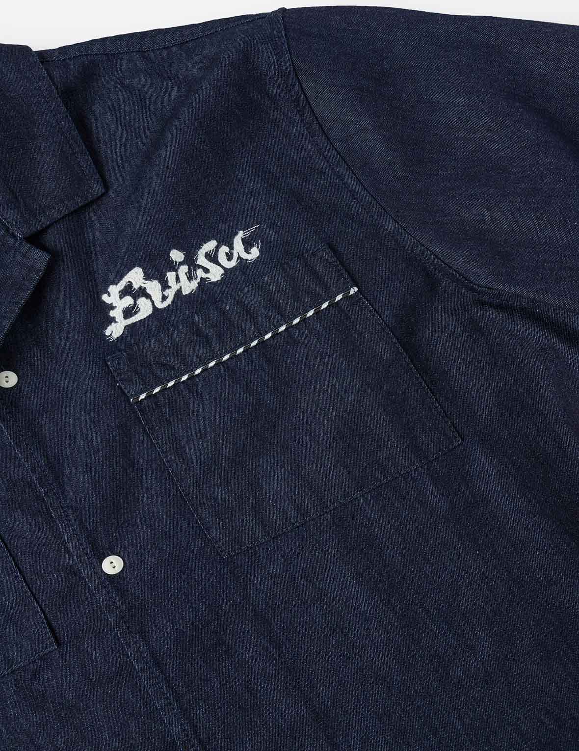 Whip-stitch Dual Pocket Boxy Denim Shirt – EVISU