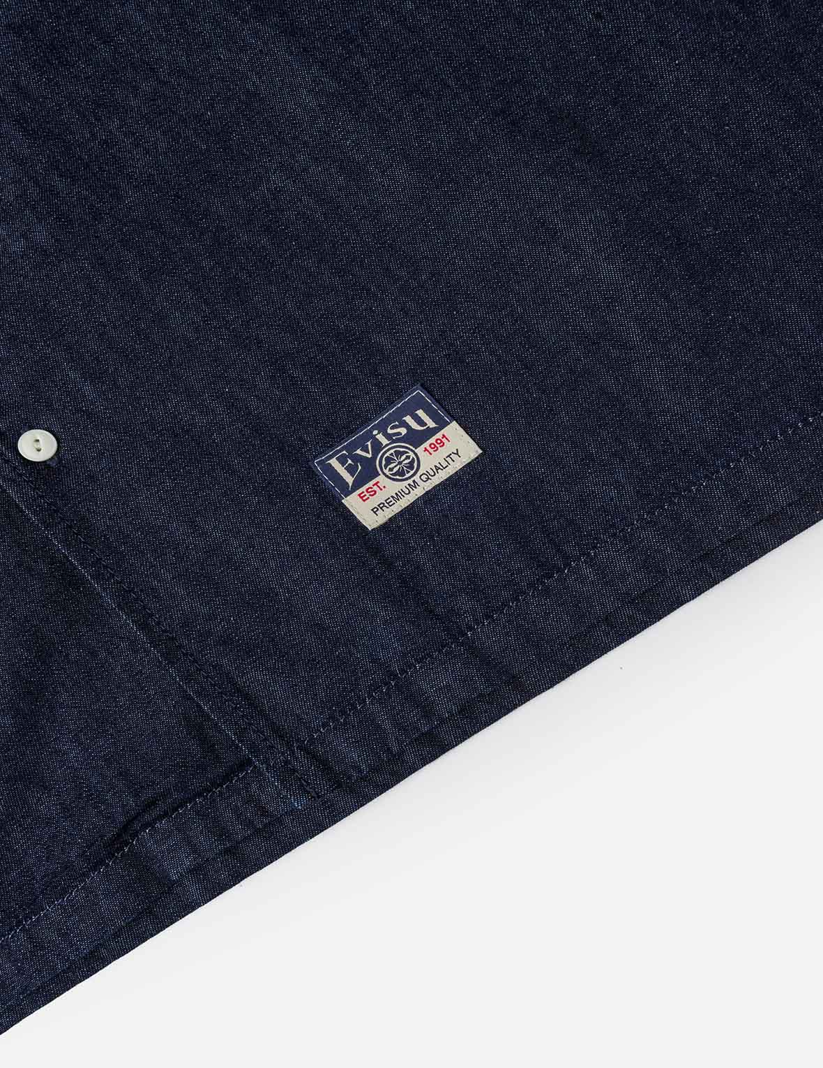 Whip-stitch Dual Pocket Boxy Denim Shirt – EVISU