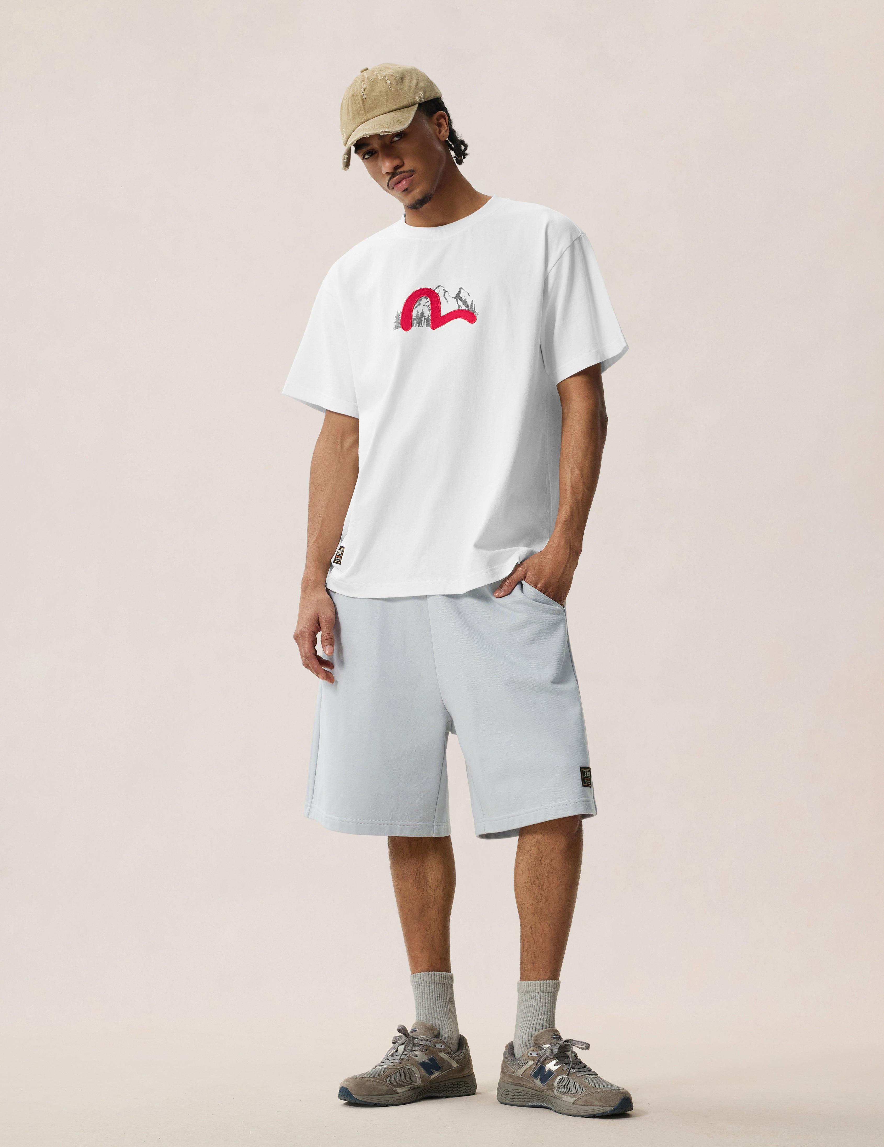 Spray-dye Daicock Sweat Shorts – EVISU