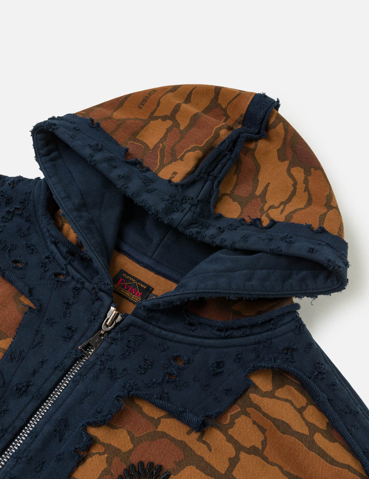 ジャケット・アウター 191 EVISU Kanji Print Full Zip Hoodie Ishigaki Camouplage Hoodie – EVISU