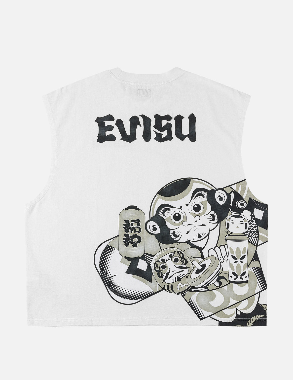 Japanese Toys Kite Print Tank Top
