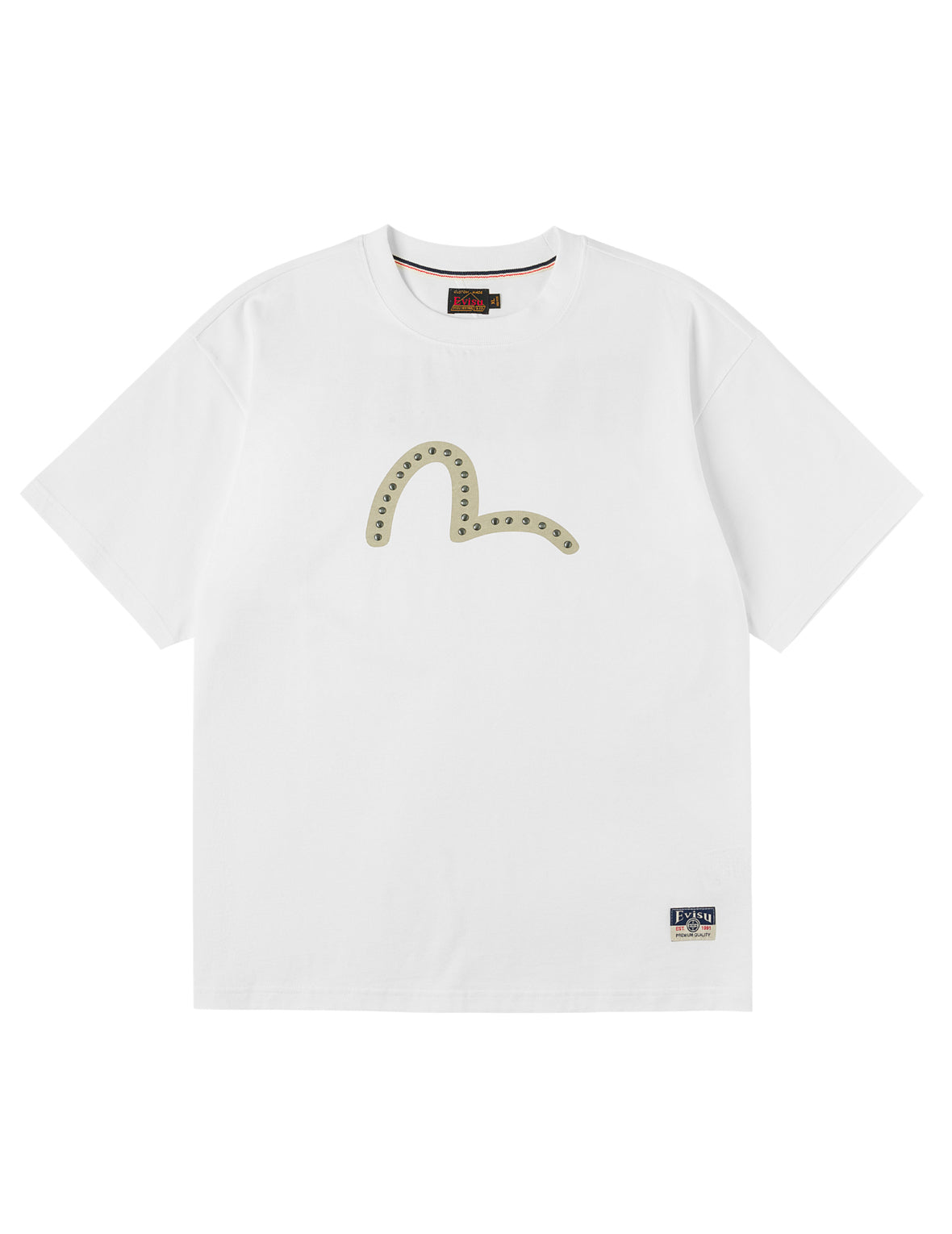 Seagull Printed Metal Studs T-shirt