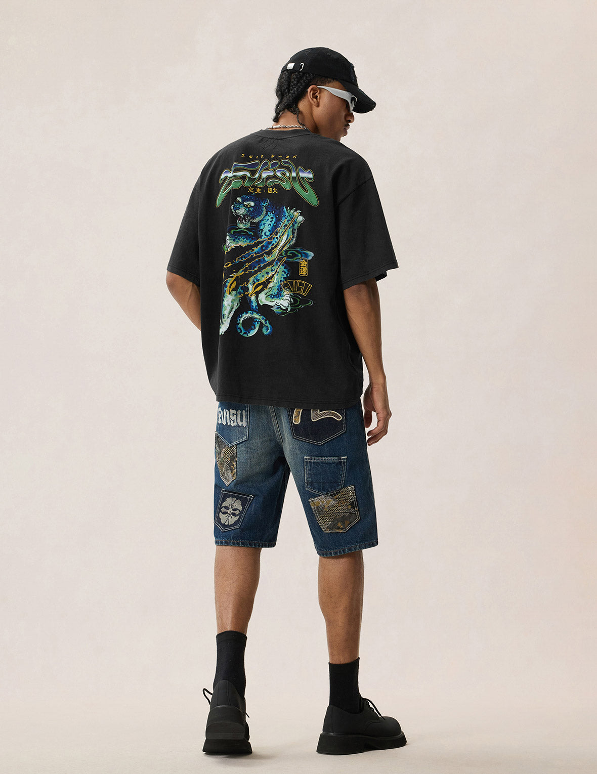 Neon Leopard Printed T-shirt – EVISU