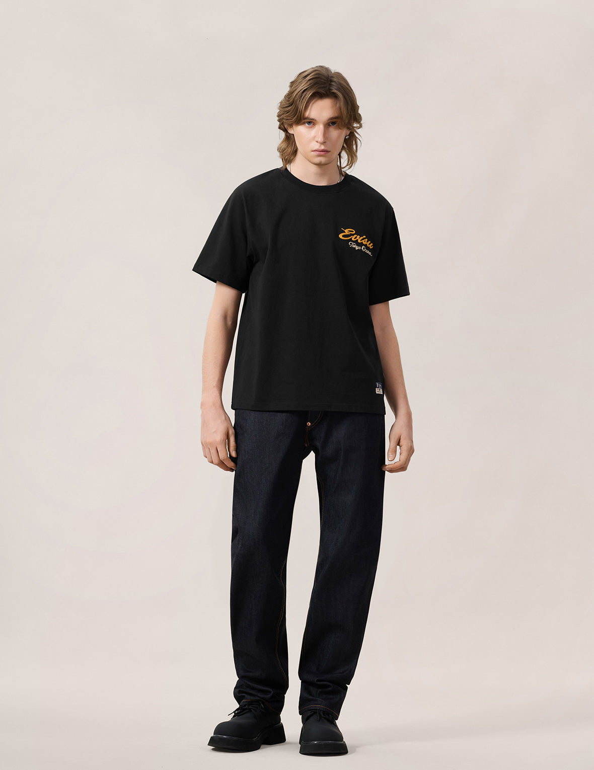 Duo Leopard Printed Embroidery T-Shirt – EVISU