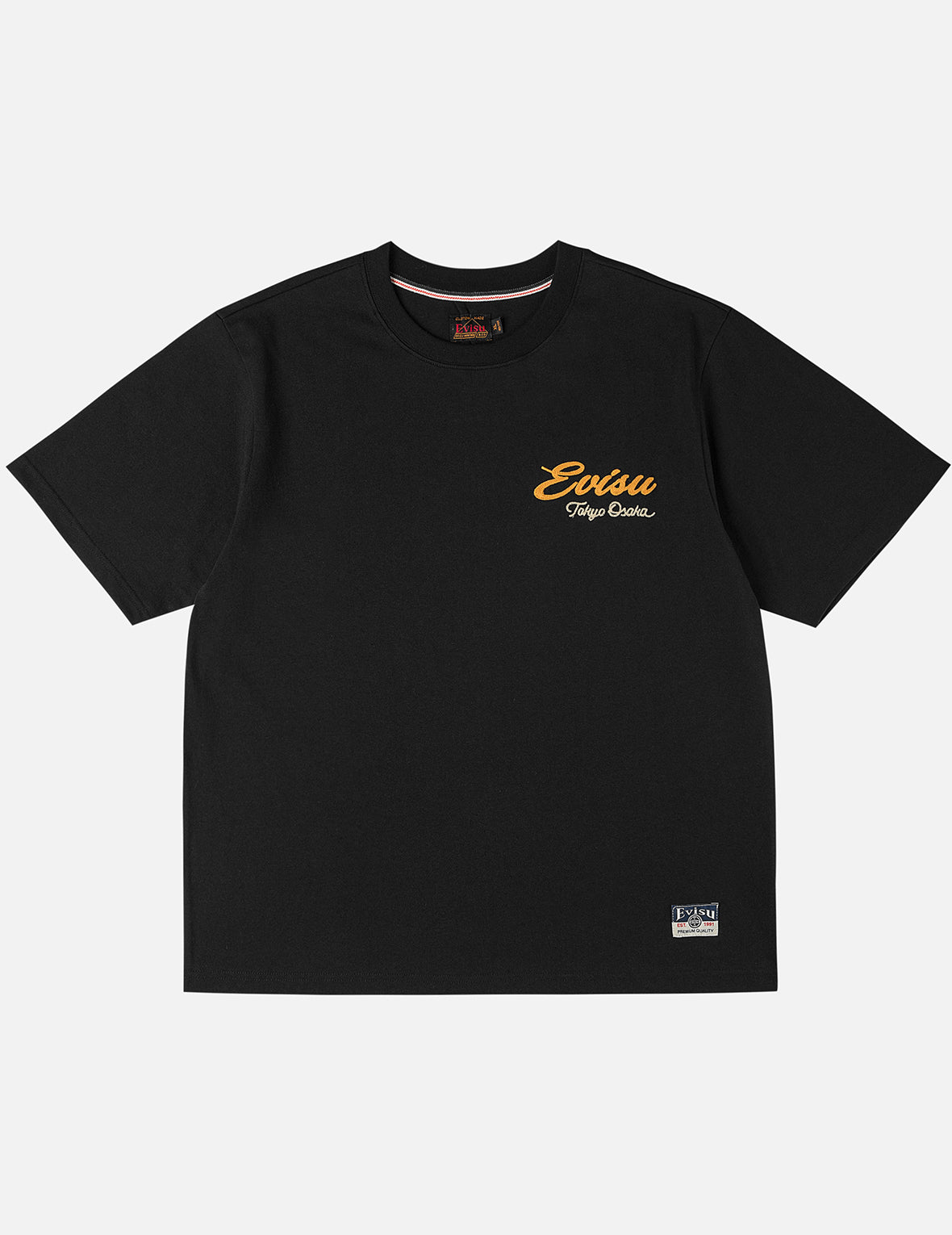 Duo Leopard Printed Embroidery T-Shirt – EVISU