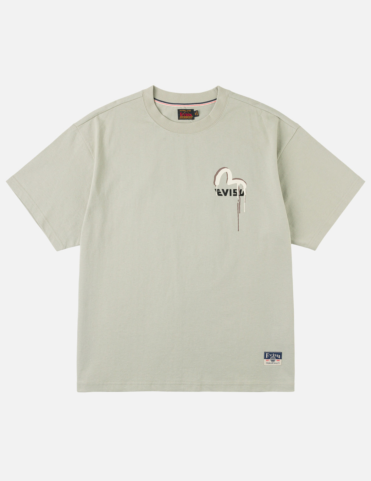 Graffiti Logo and Godhead Print T-shirt