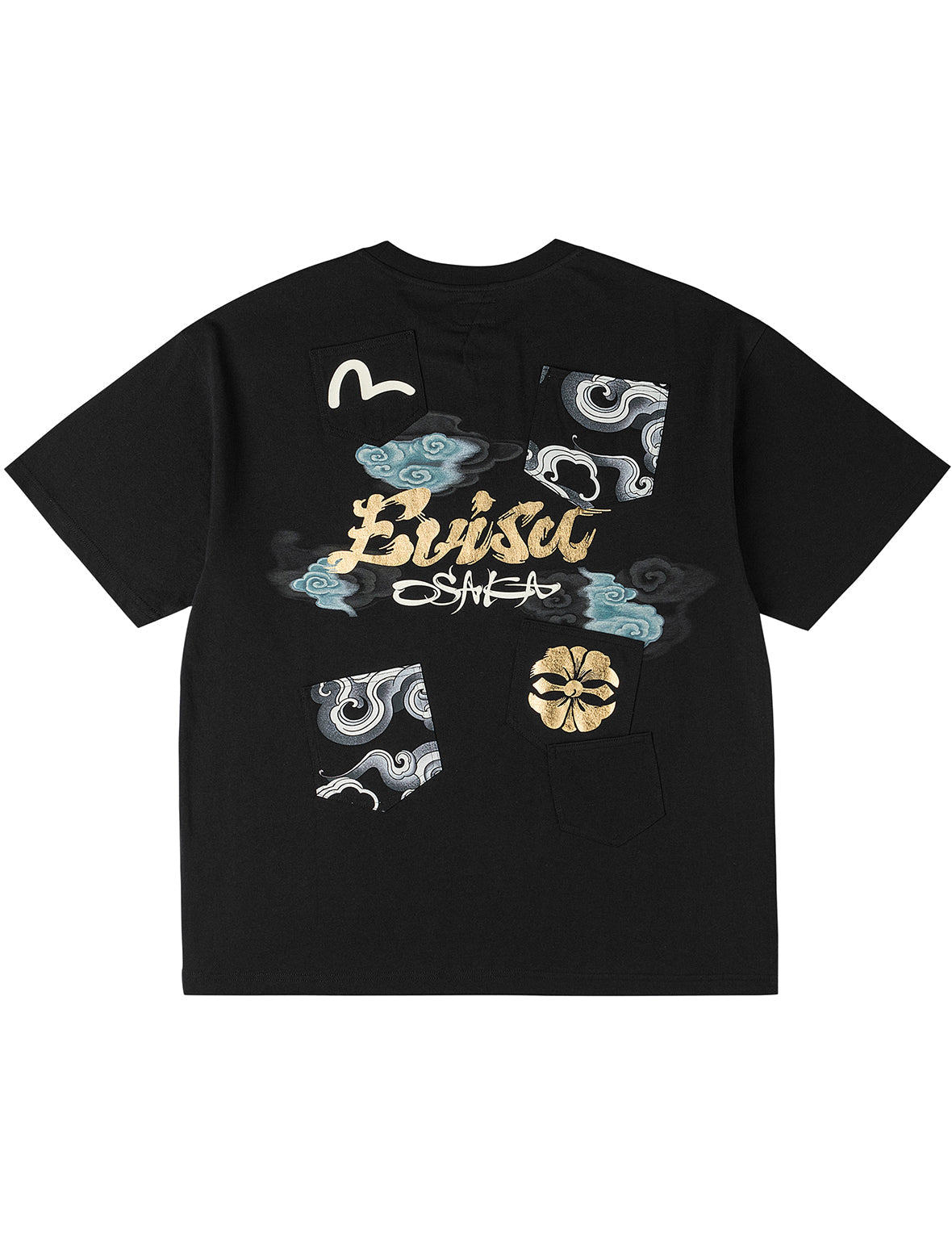 Multi-Pocket Foil Print T-Shirt – EVISU