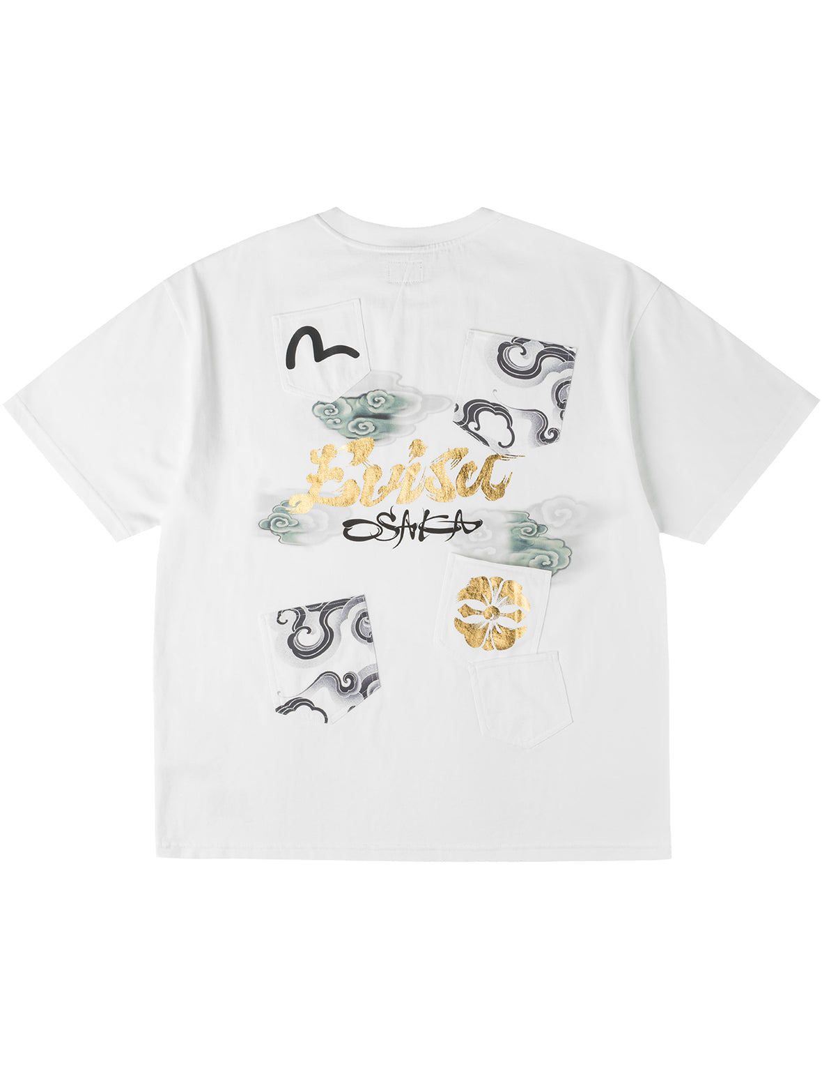 Multi-Pocket Foil Print T-Shirt – EVISU