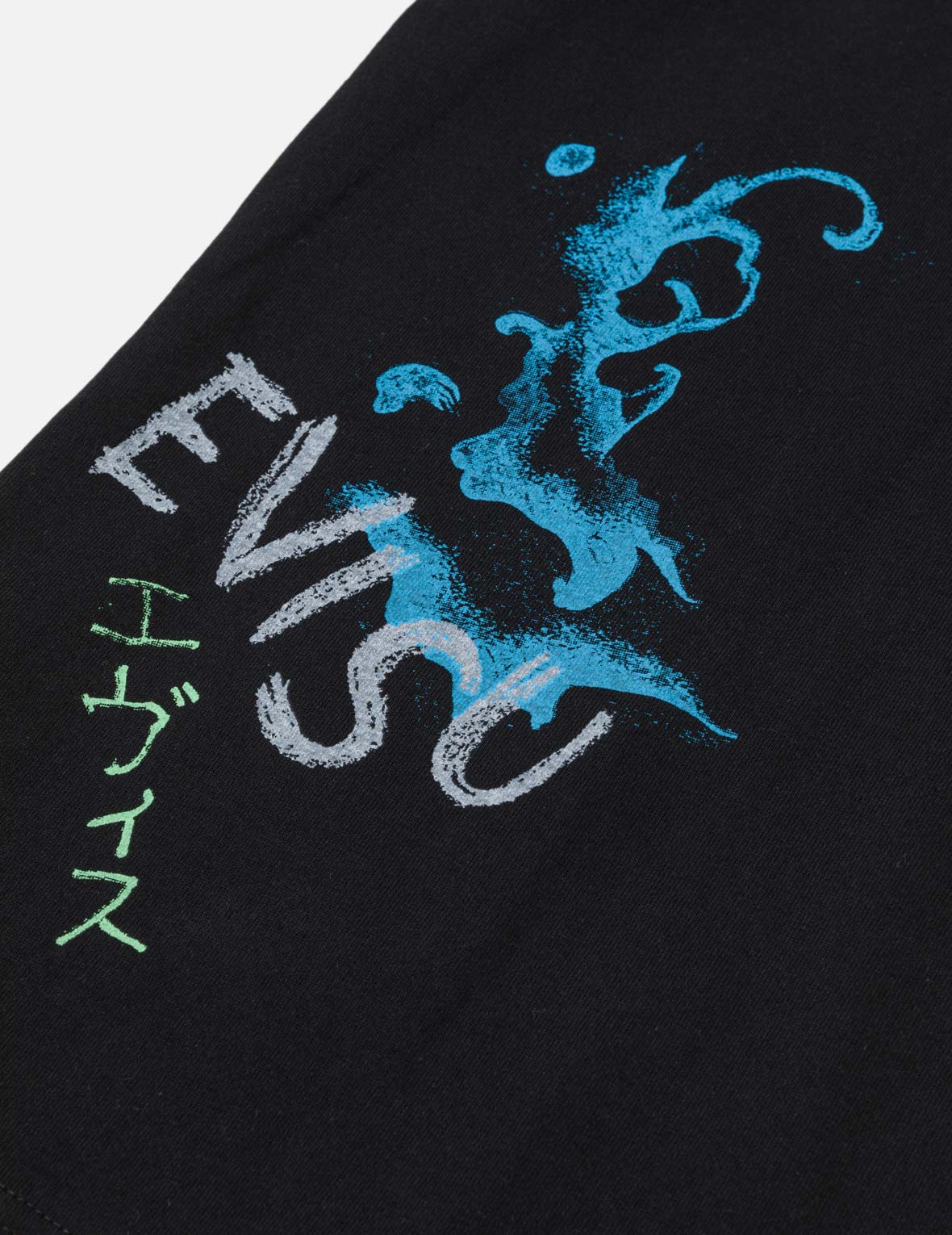 Hand-drawn Daicock and Multi-pocket Graffiti T-shirt – EVISU