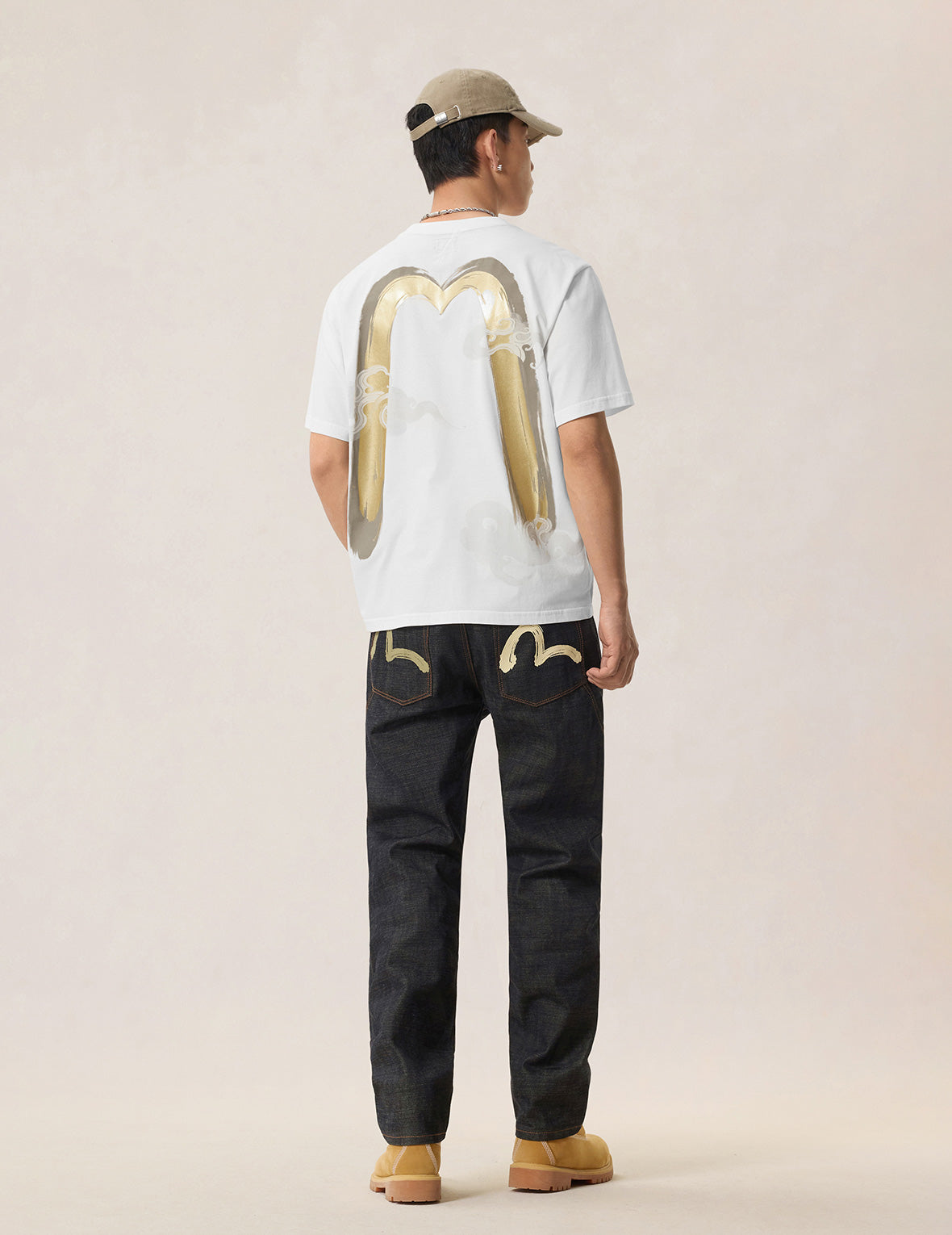 Cloud and Golden Daicock T-shirt – EVISU