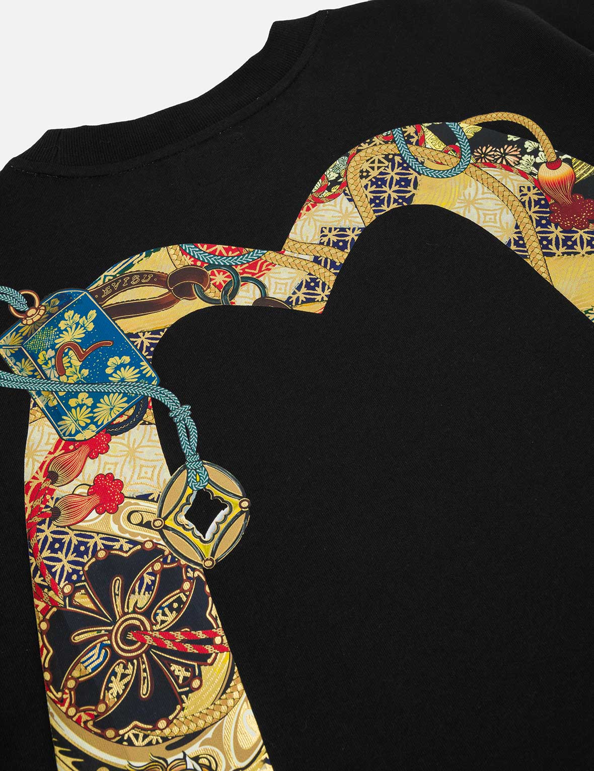 Year Of Horse Daicock Printed T-shirt - Black