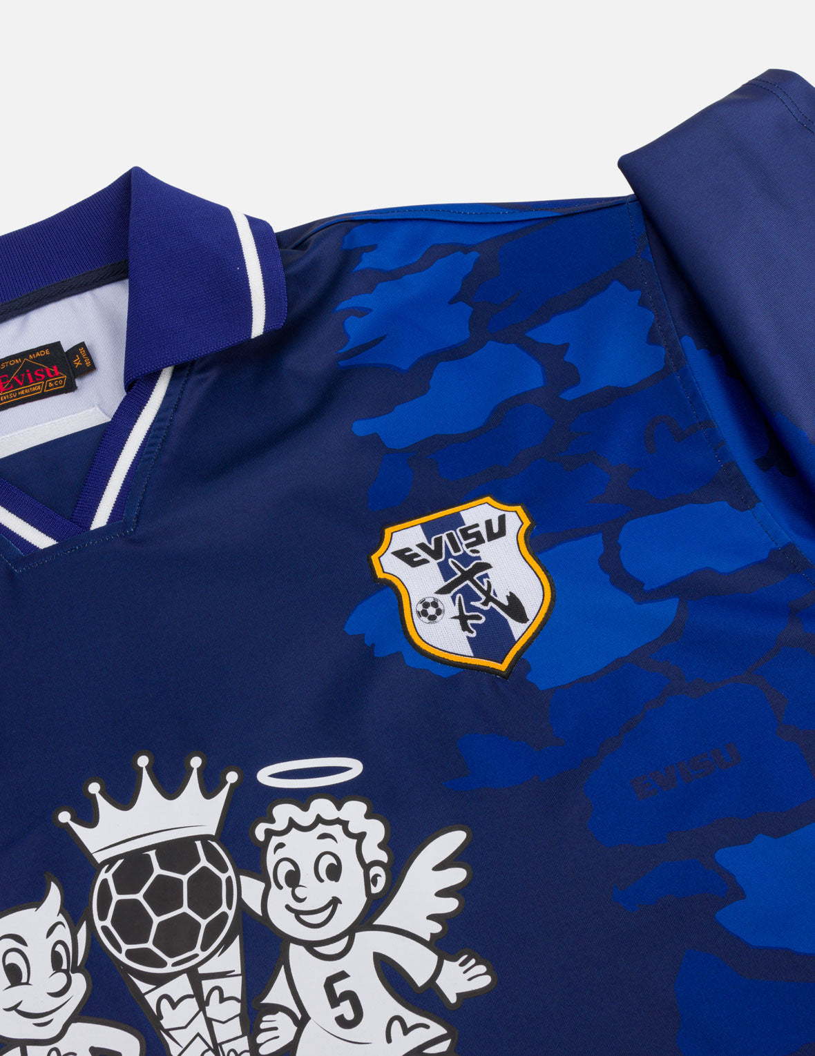 Ishigaki Camo Print Football Jersey