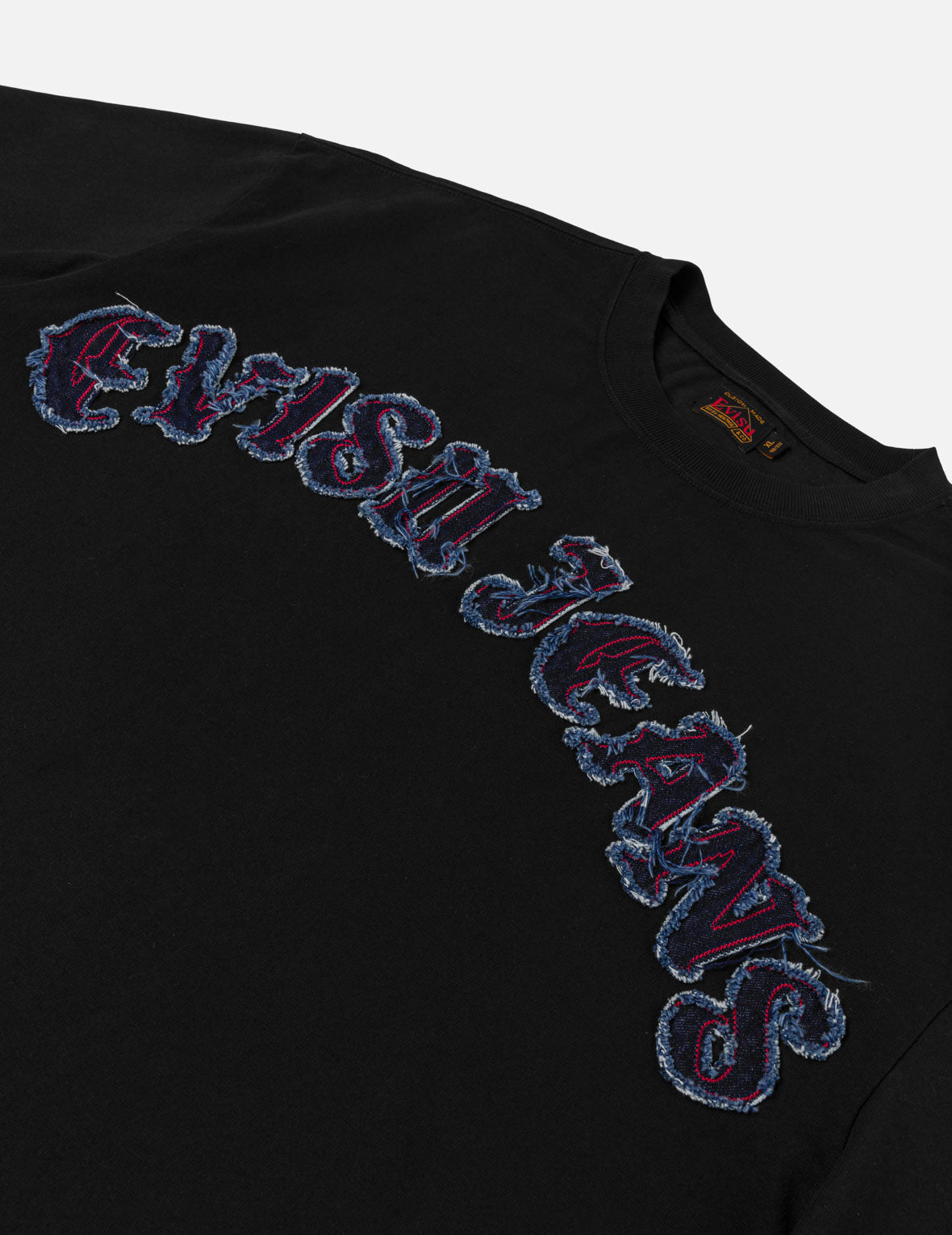 Evisu Jeans Logo Distressed Tee – EVISU