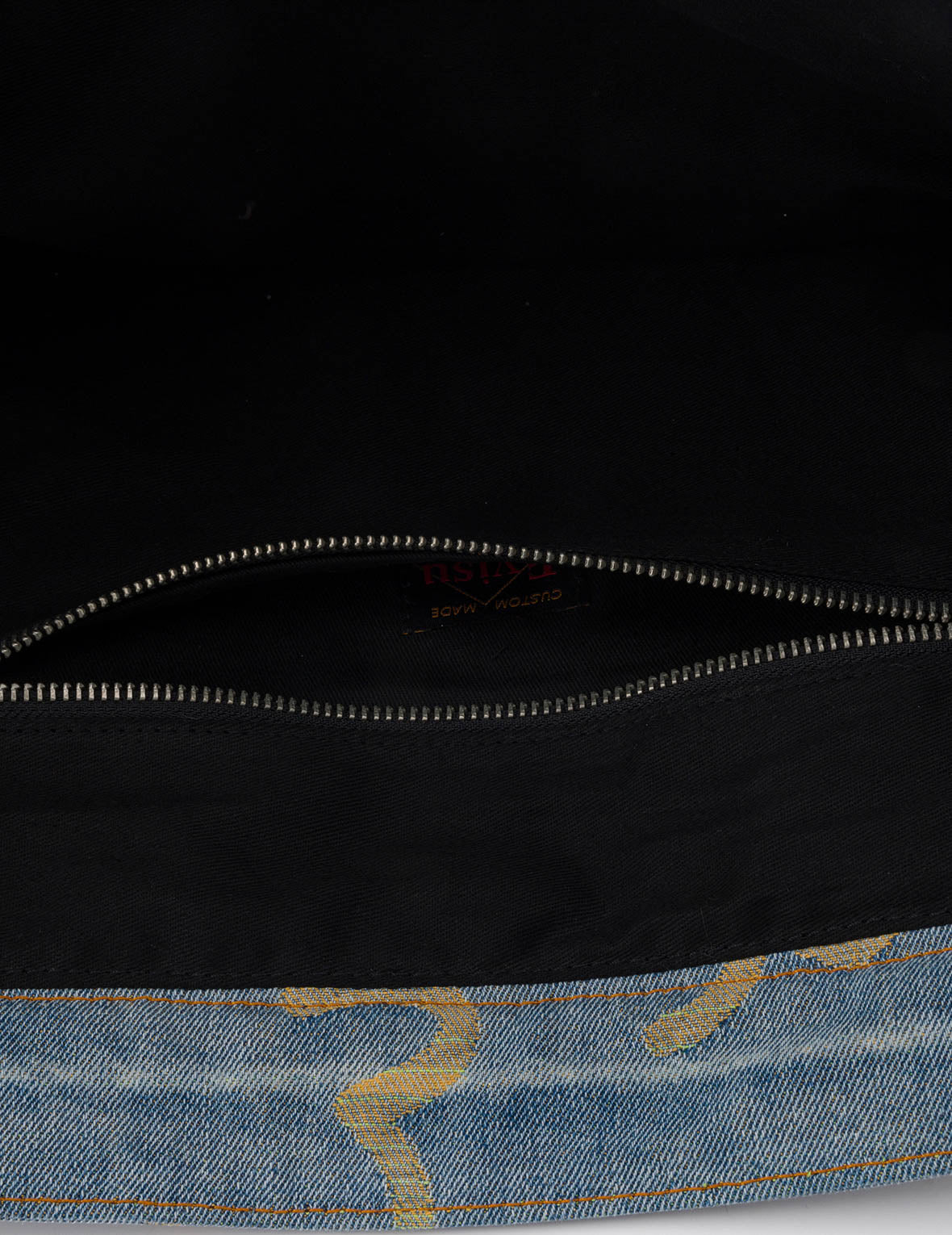 满版海鸥牛仔托特包