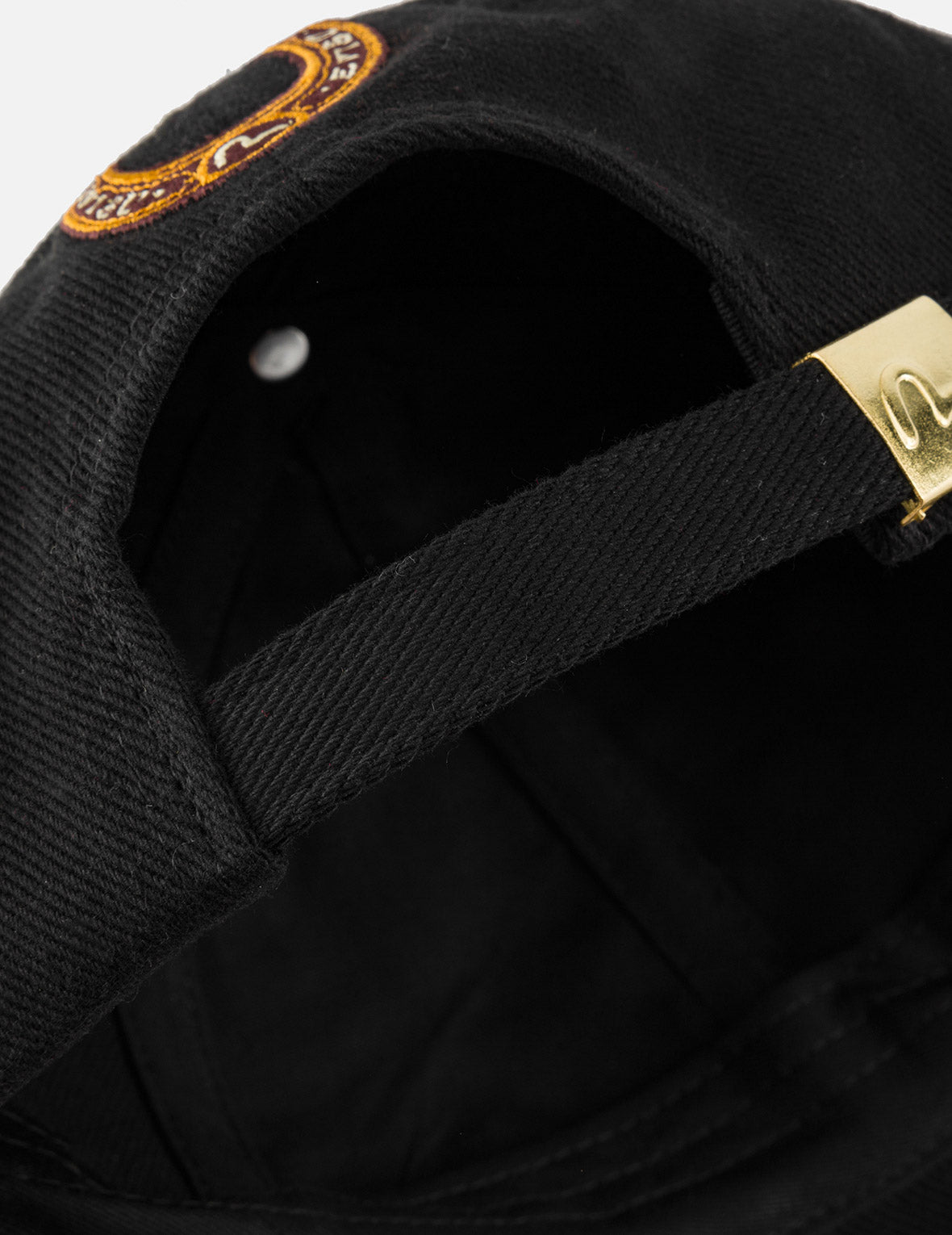 Evisu Logo Embroidery Cap - Black