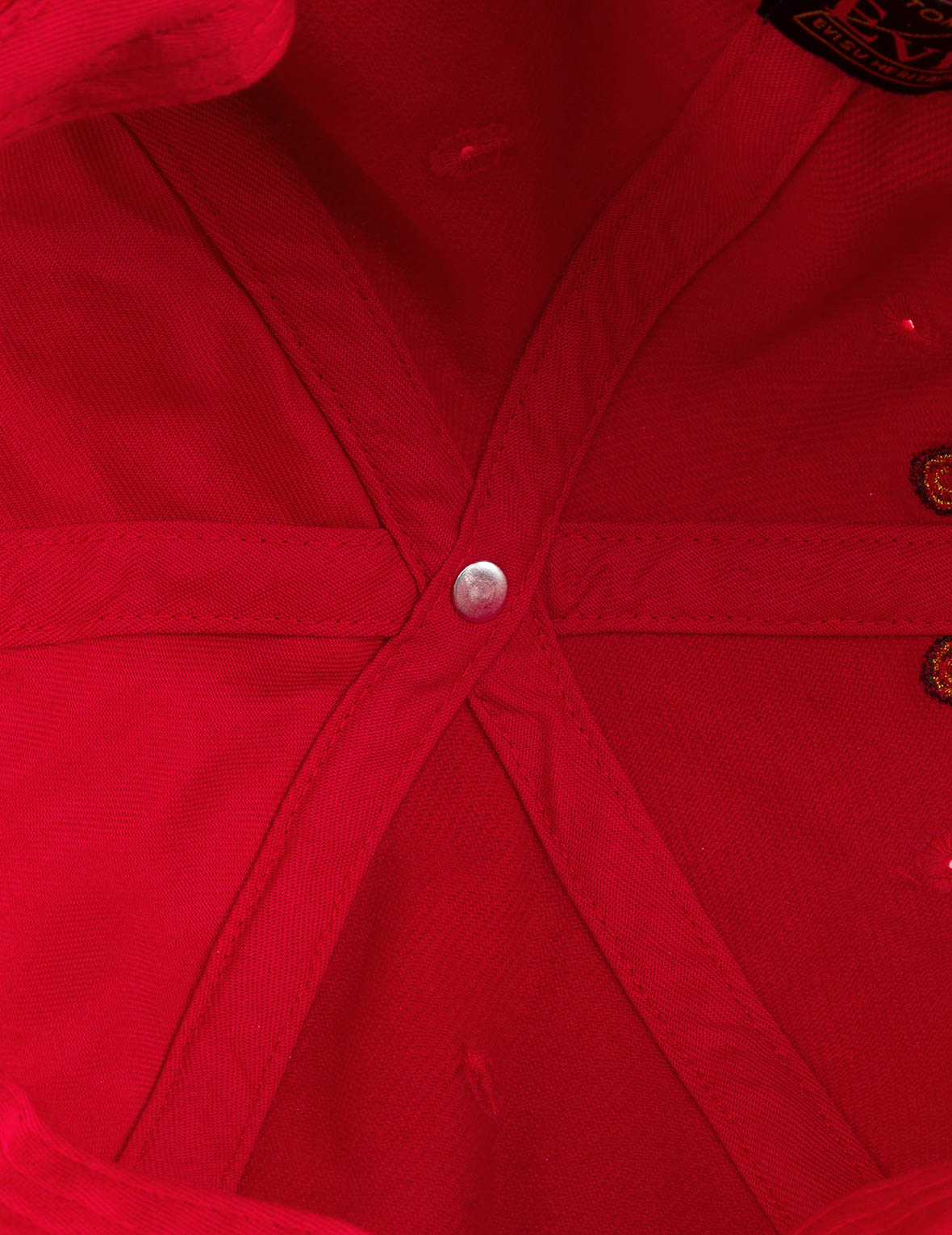 Evisu Logo Embroidery Cap - Red