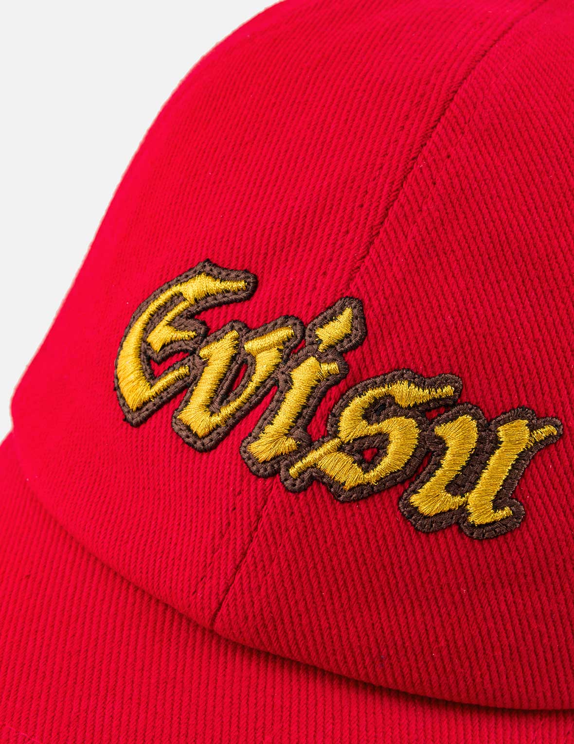 Evisu Logo Embroidery Cap - Red