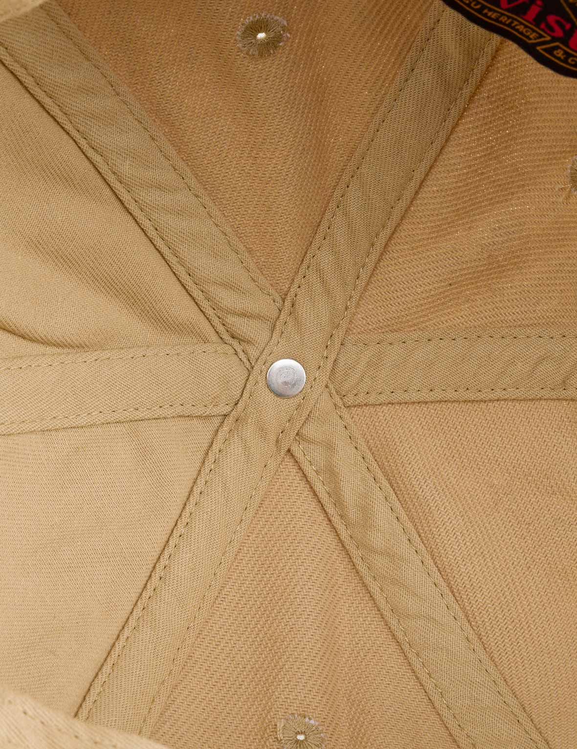 Evisu Logo Embroidery Cap - Beige