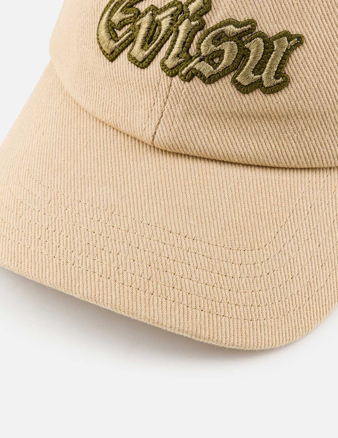 Evisu Logo Embroidery Cap - Beige