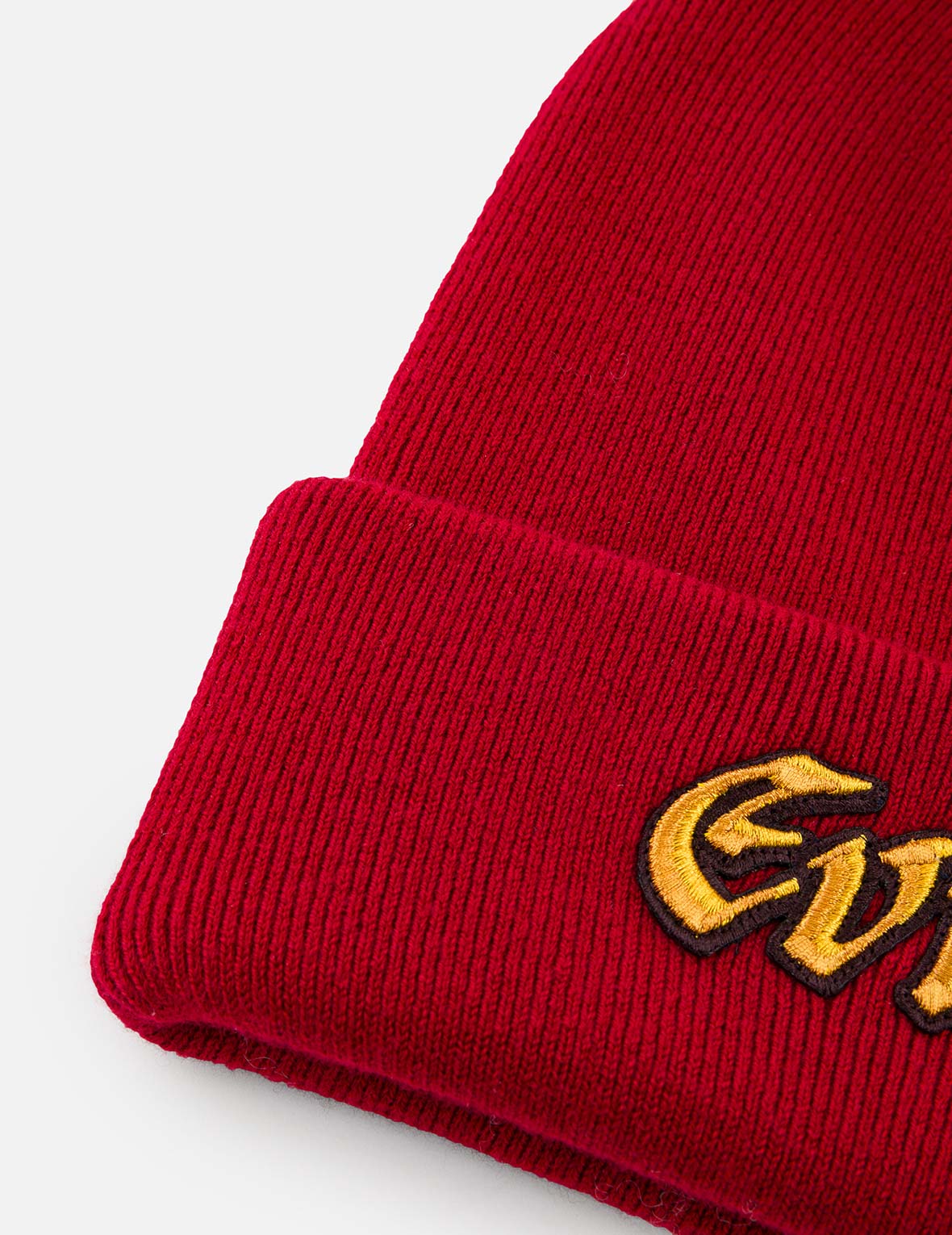 Evisu Logo Embroidery Beanie - Red – EVISU