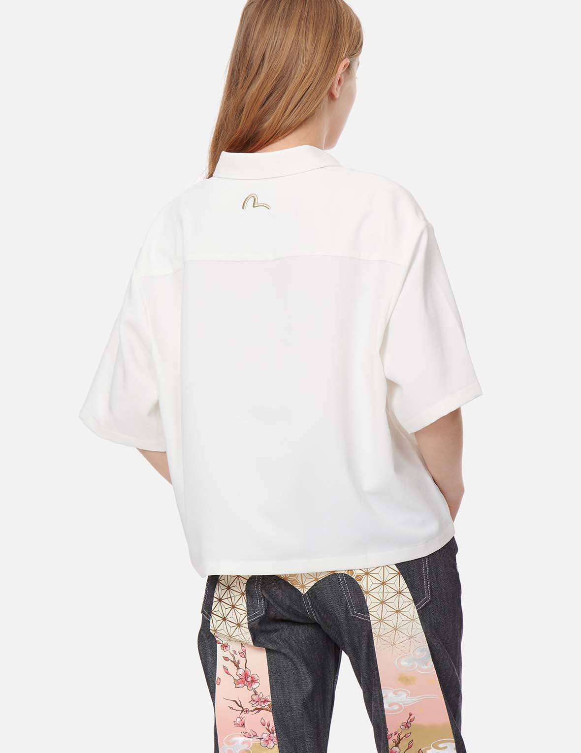 Seagull Embroidery Loose-fit Shirt – EVISU
