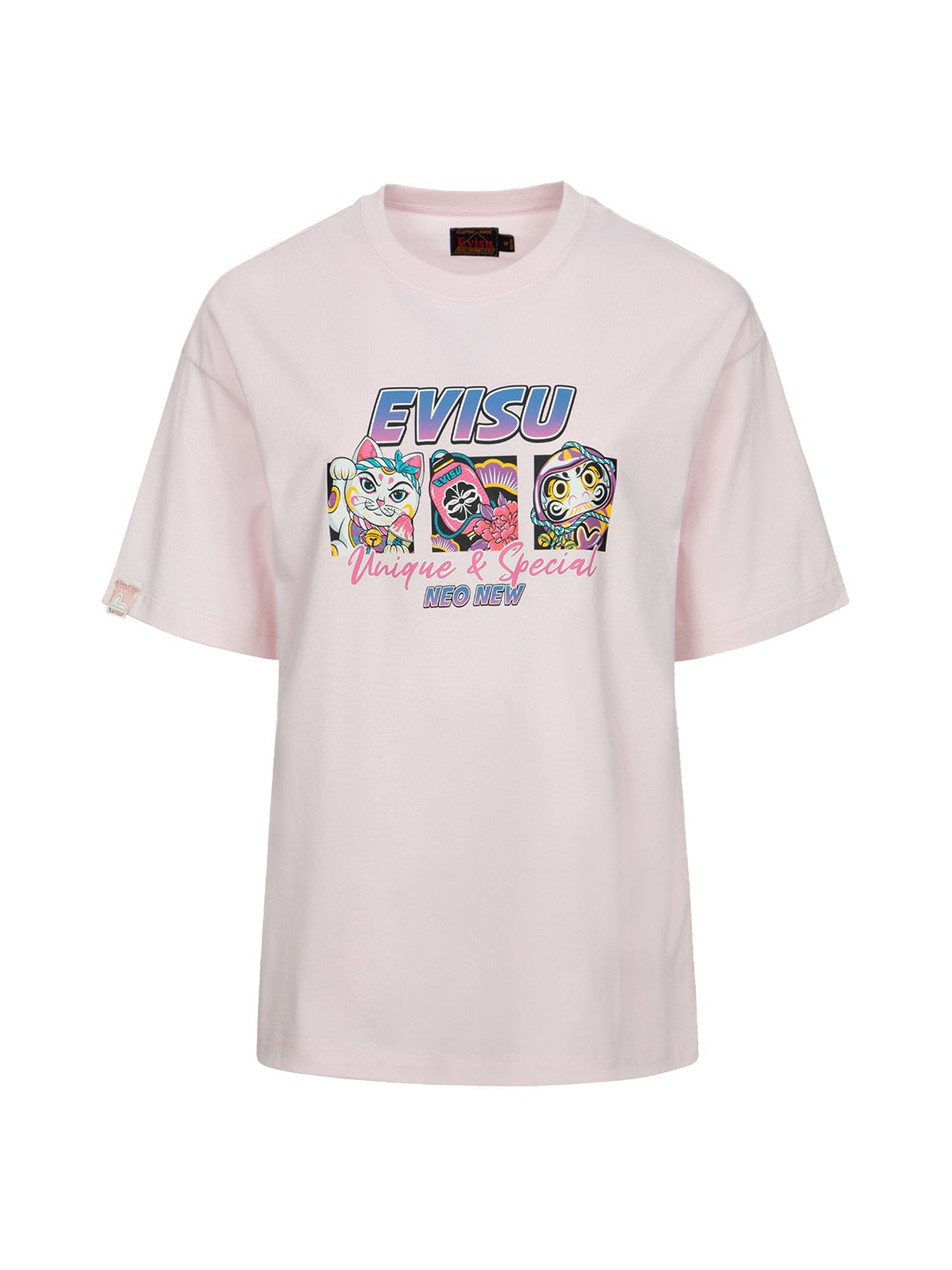 Multiple Print Oversized T-shirt