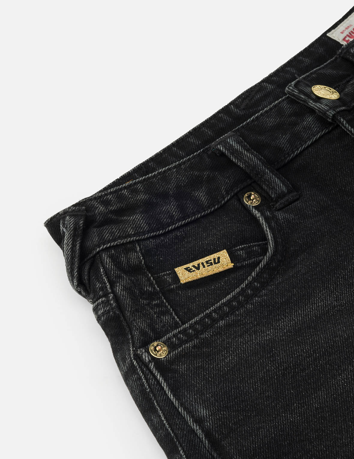Knot Seagull Embroidery Loose Fit Denim Shorts