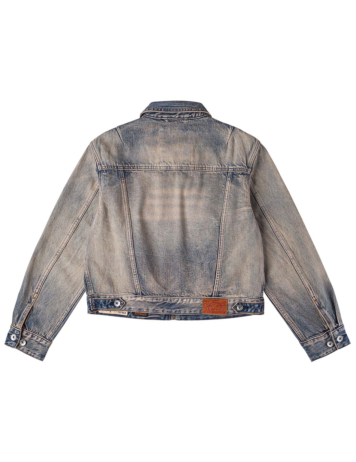 Two Tone Washed Bondage Denim Jacket – EVISU