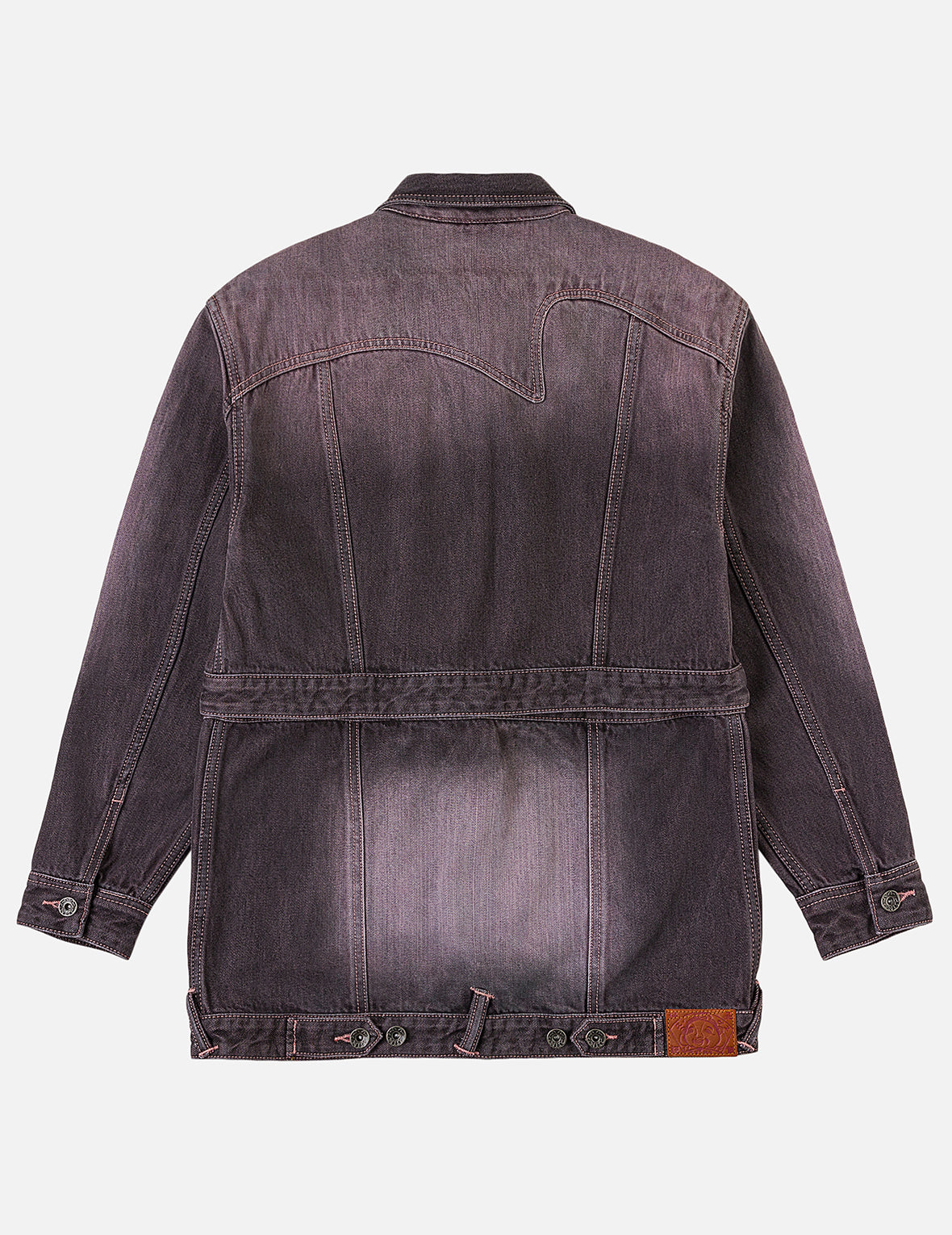 Embroidery Two Way Denim Jacket