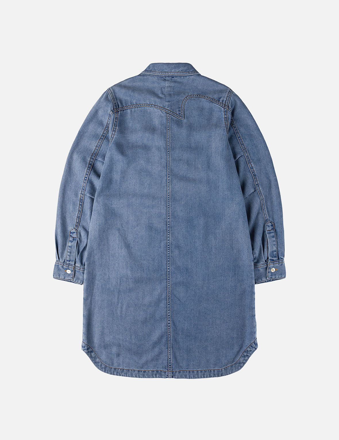 Cat Embroidery Denim Dress