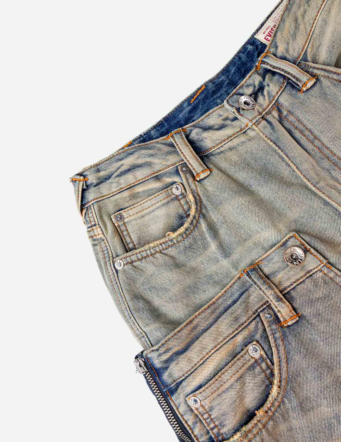 Double Waistband Jeans